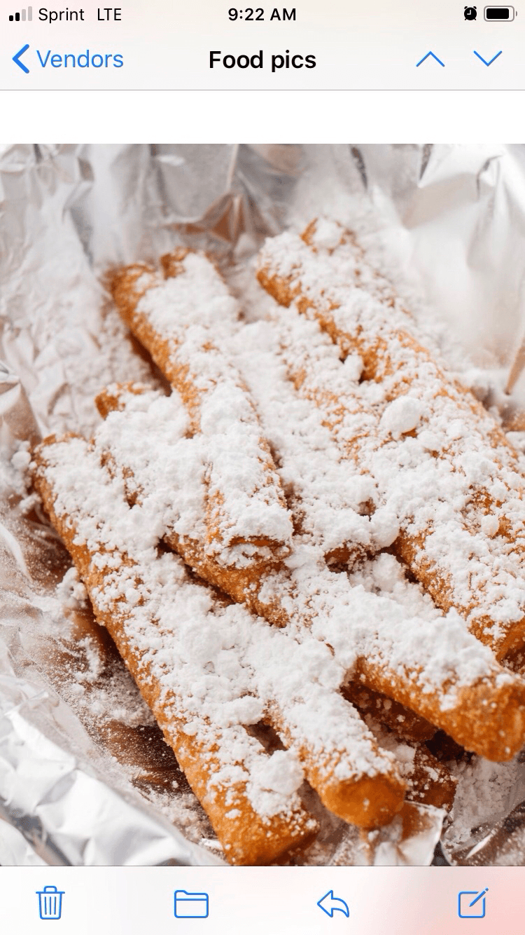 Funnel Cake Fries.