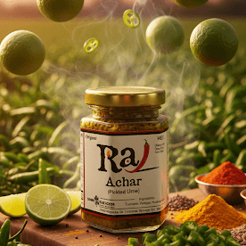 Raj Lime Achar (pickle jar).