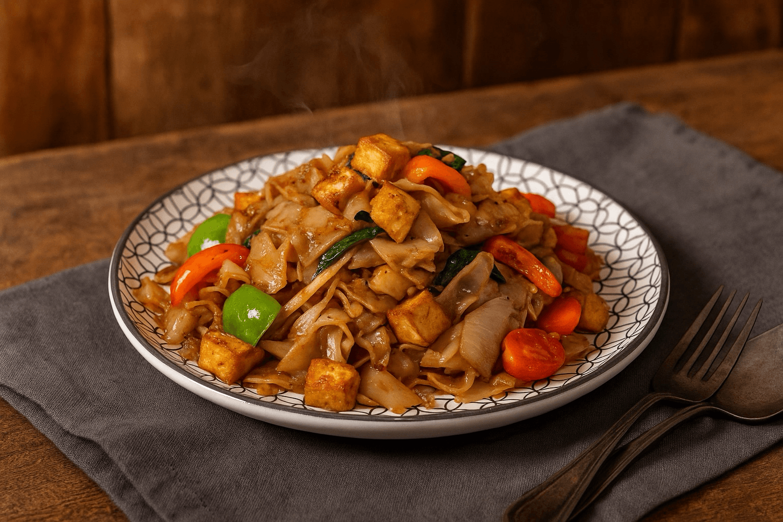 Gf - pad kee mao noodles.