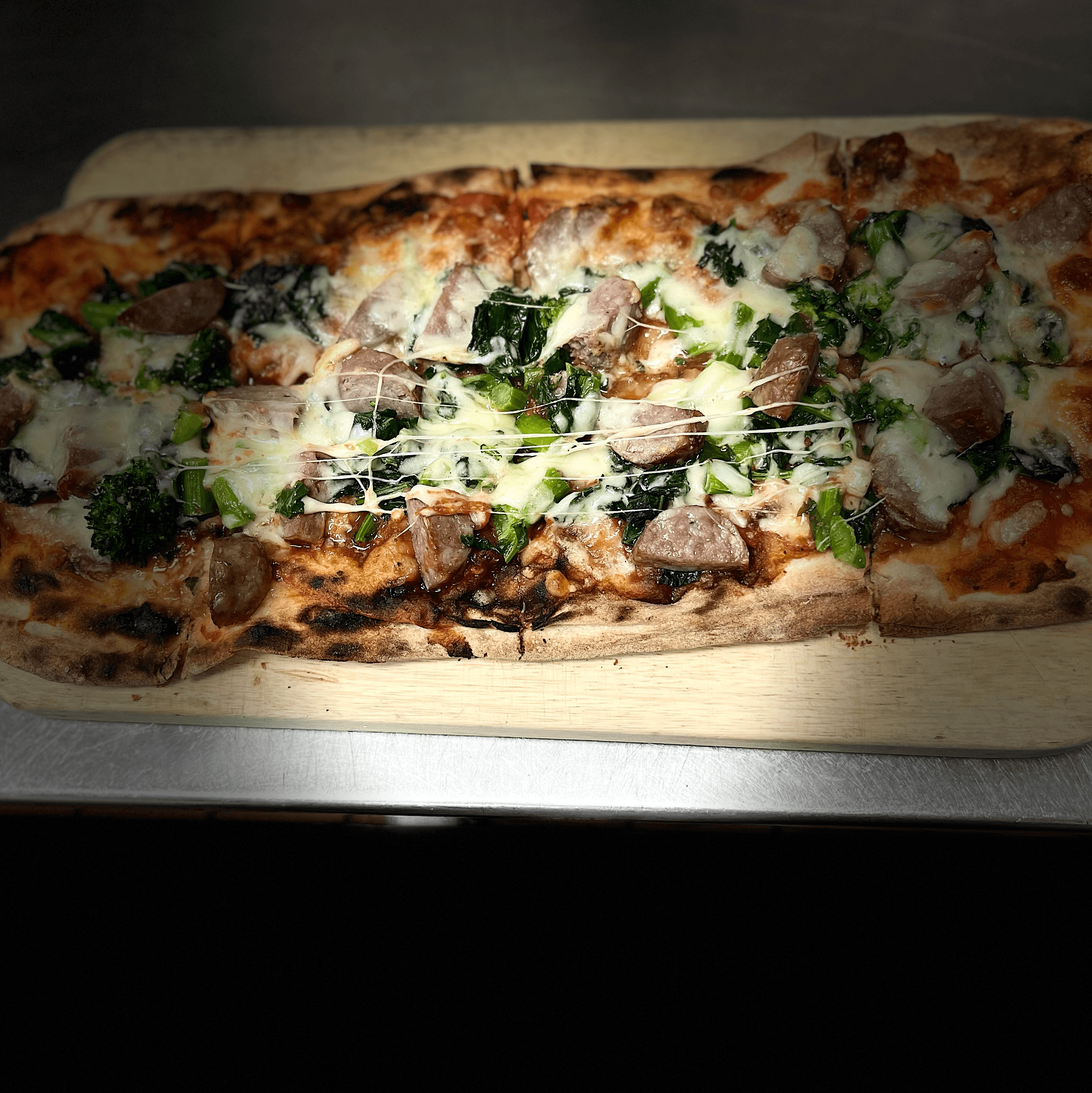 Broccoli Rabe and Sausage.