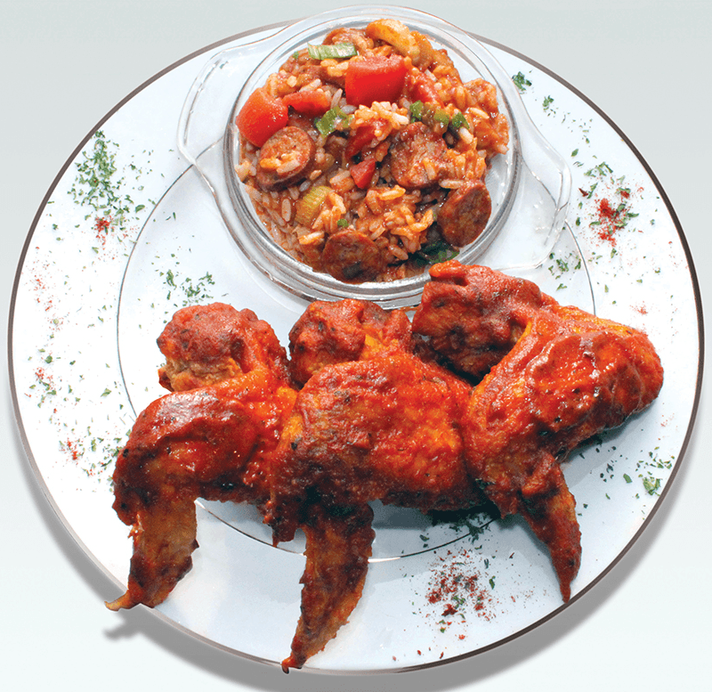 Gumbo Wings.