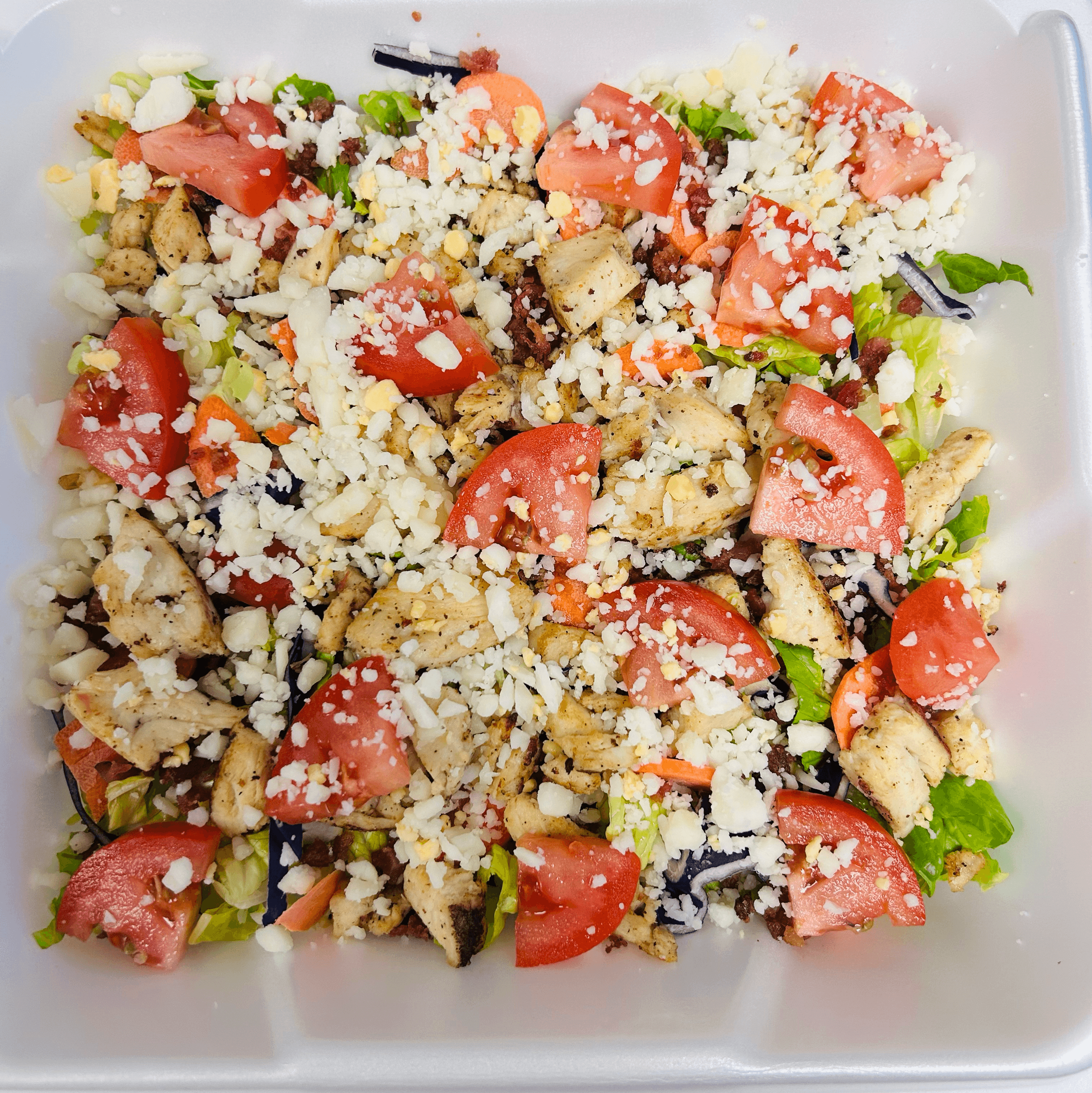 Grilled Chicken Club Salad.