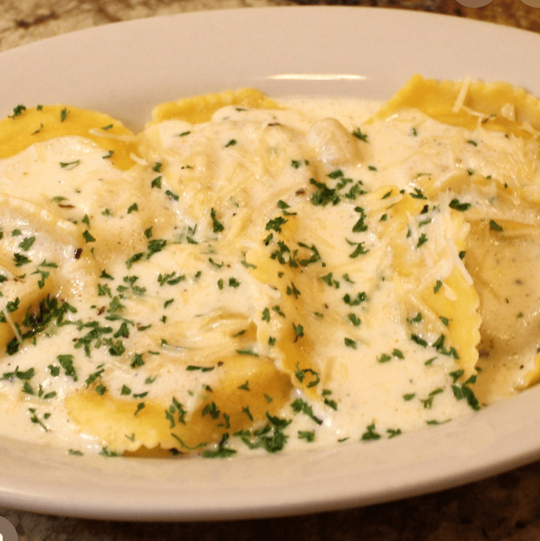 Lobster Ravioli.
