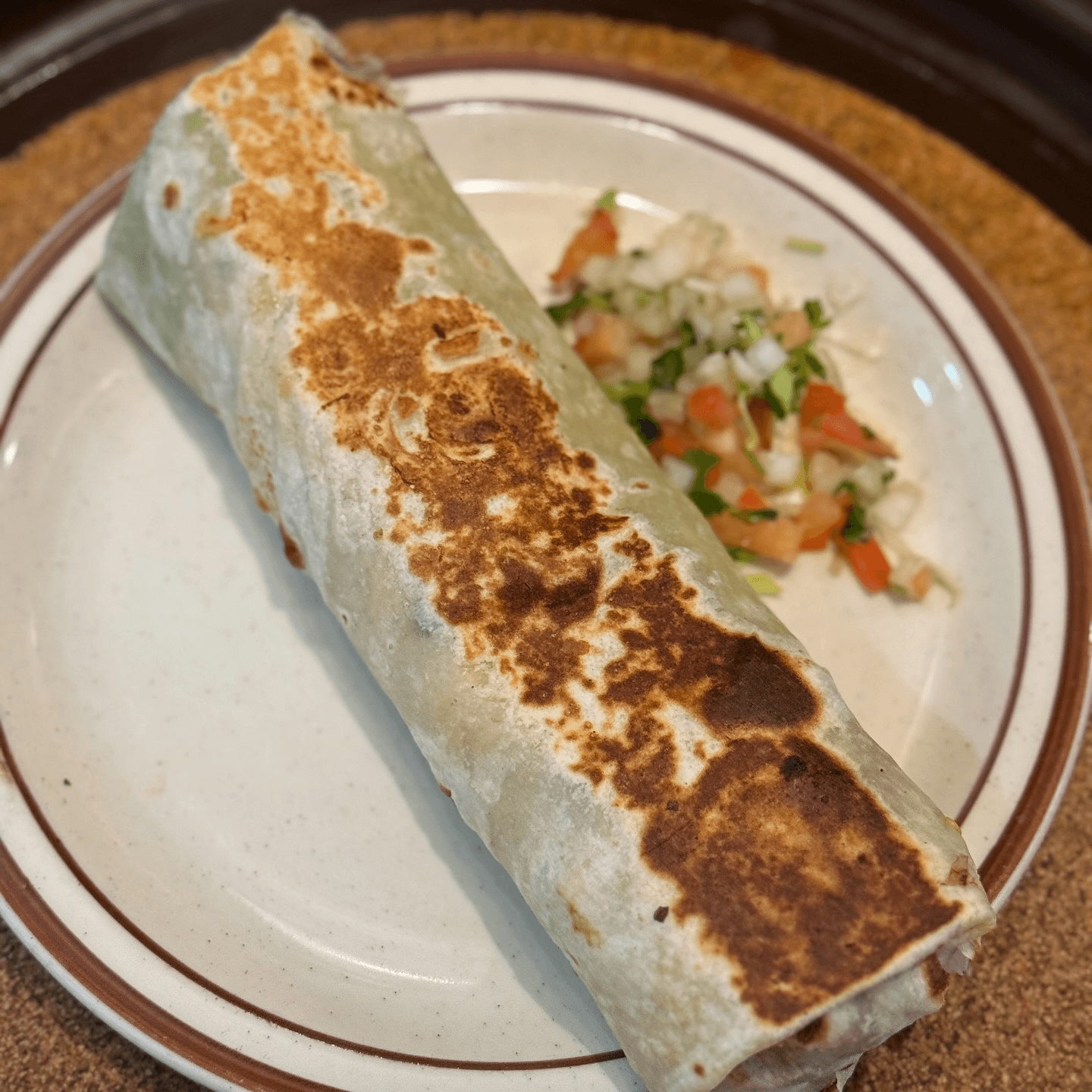 Mixed Breakfast Burrito.