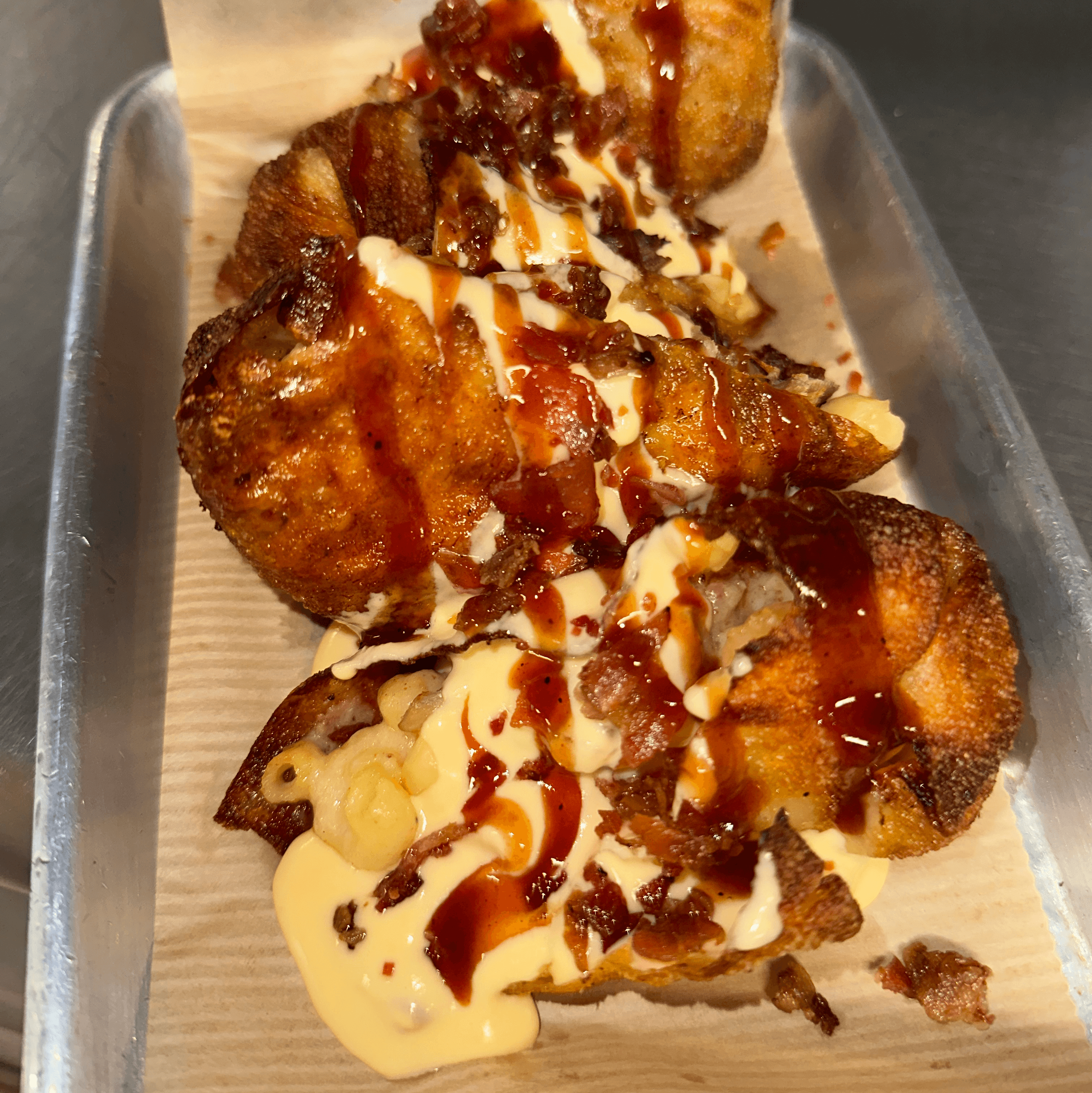 Pulled Pork & Mac Eggrolls.