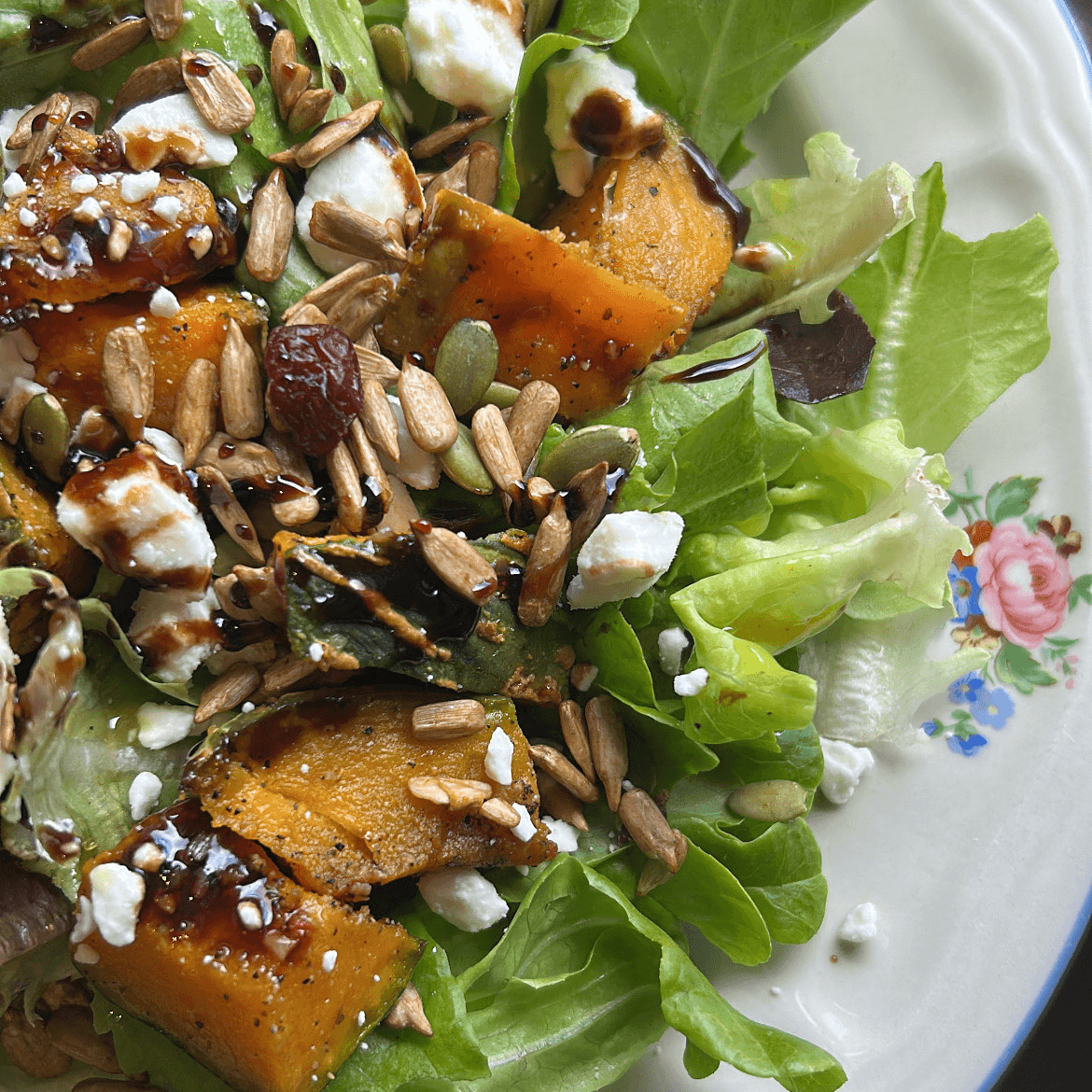 Winter Salad w/ Chicken Salad.