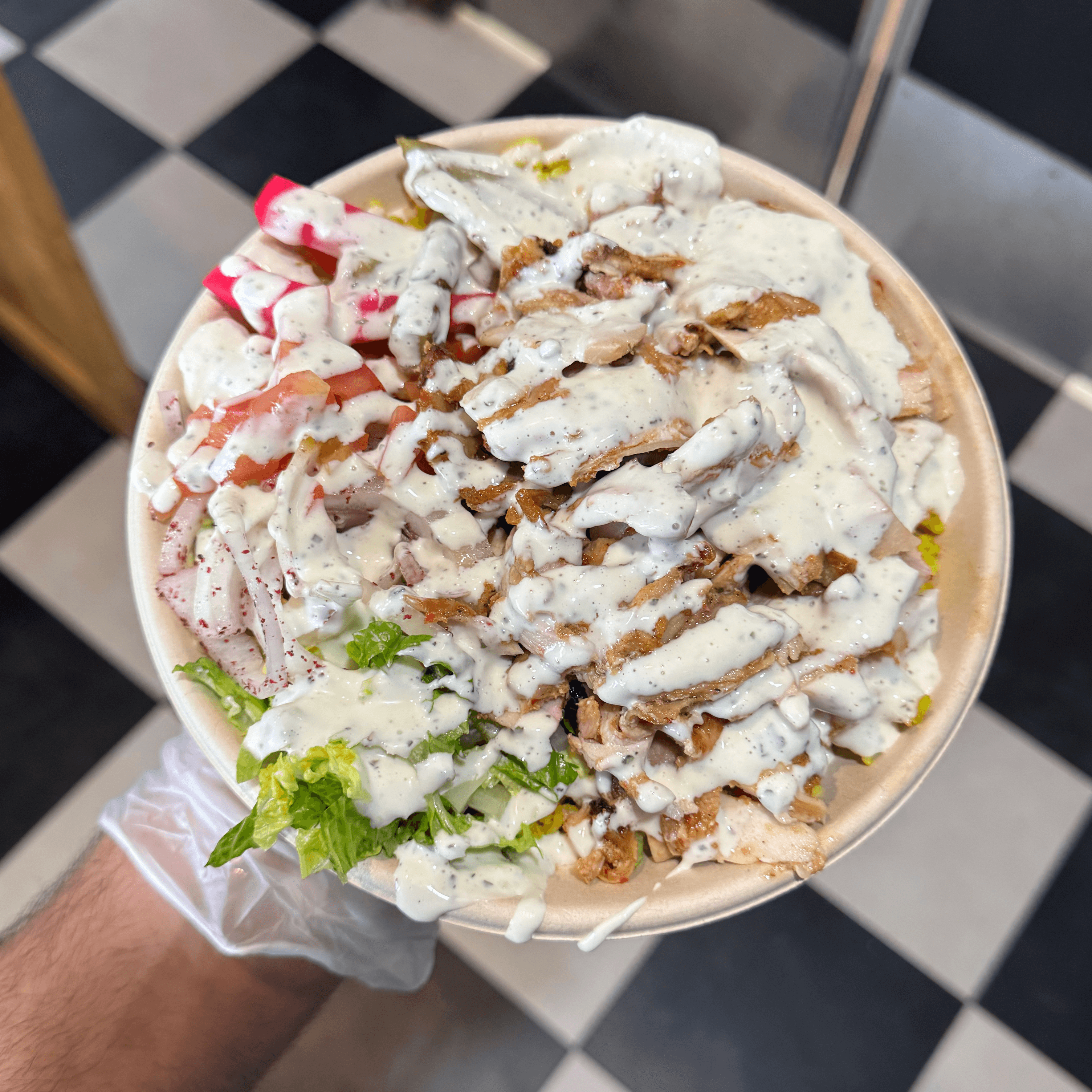 Chicken Gyro Bowl.