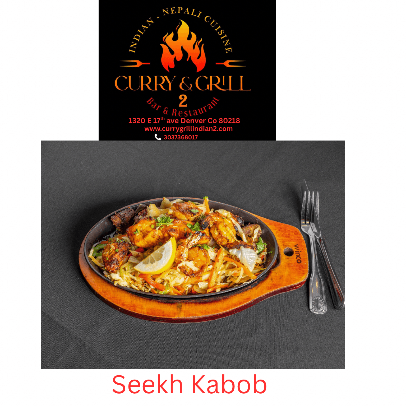 Seekh Kabob.