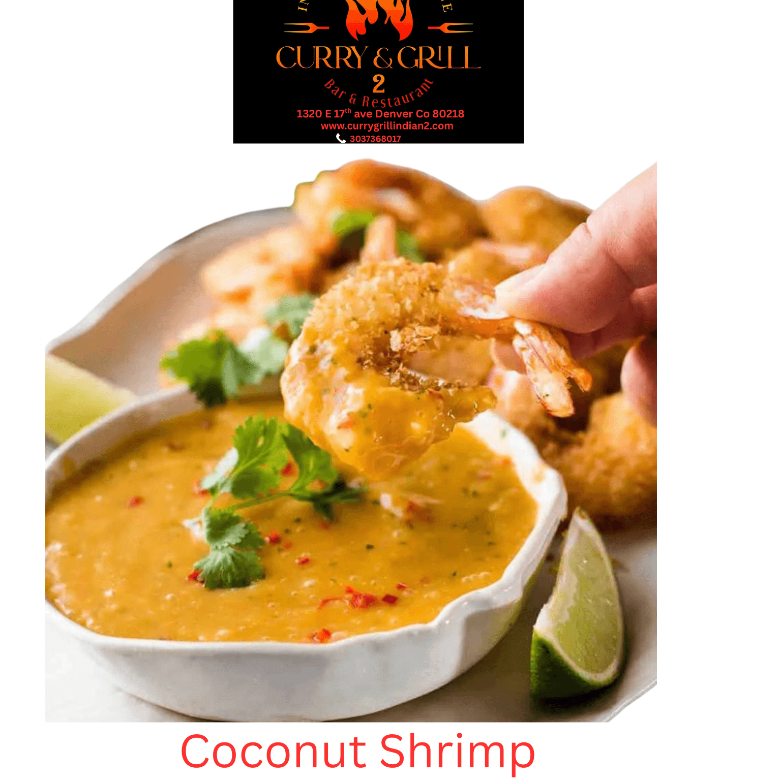 Coconut Shrimp.