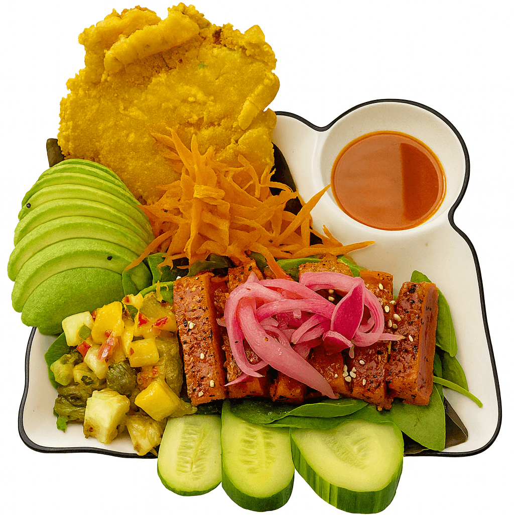 Cuban Seared Tuna Salad.