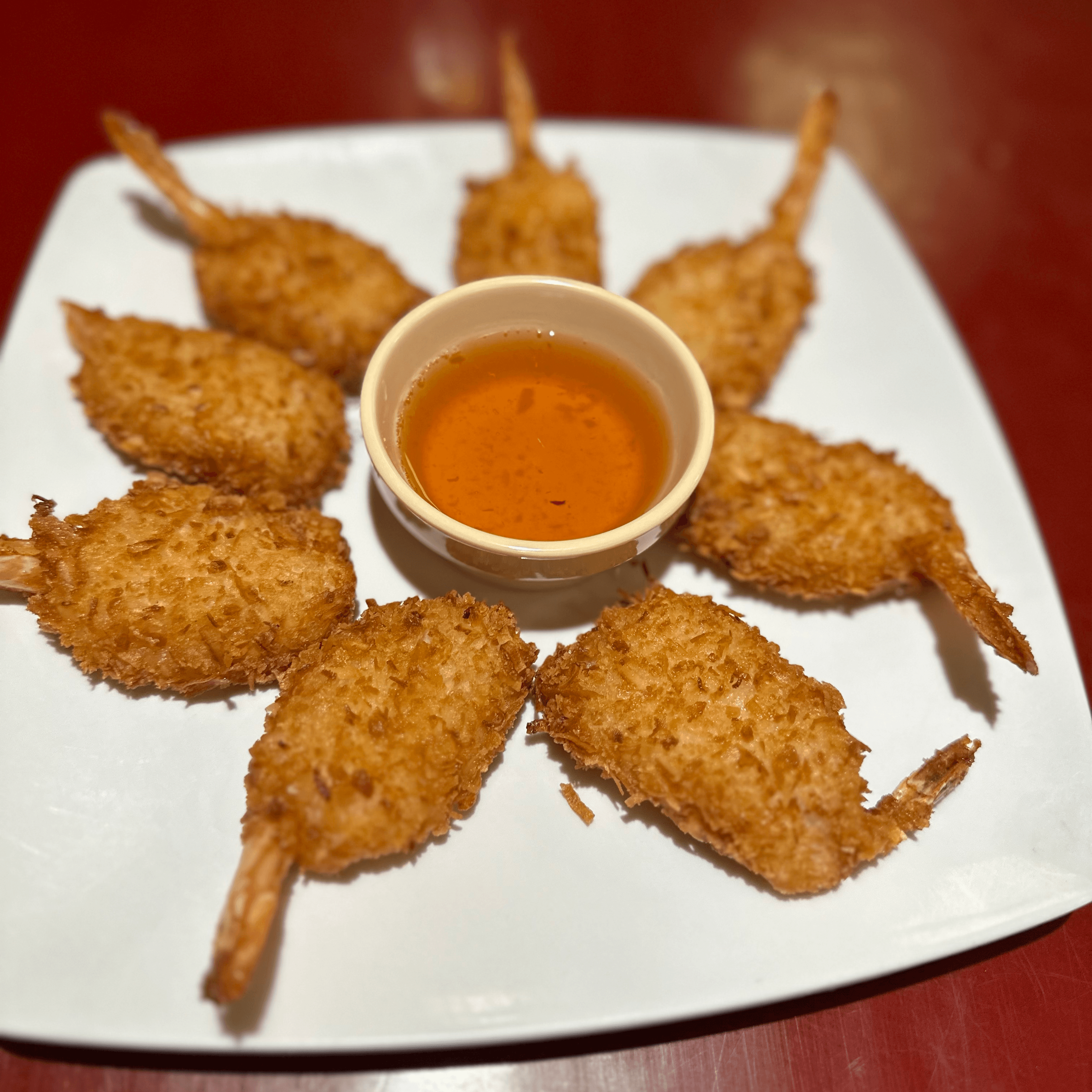 Coconut Butter Shrimp.