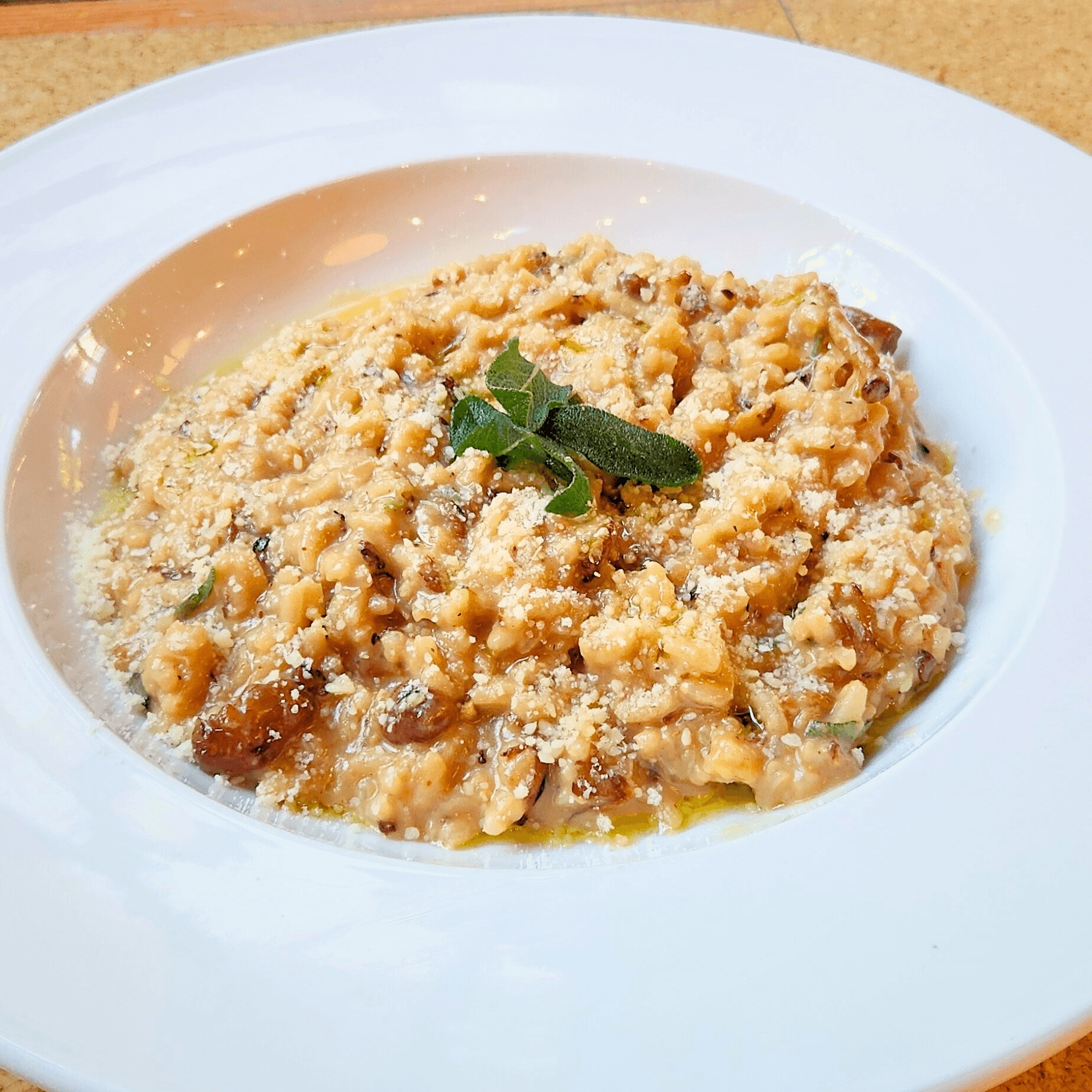 Mushroom Risotto.