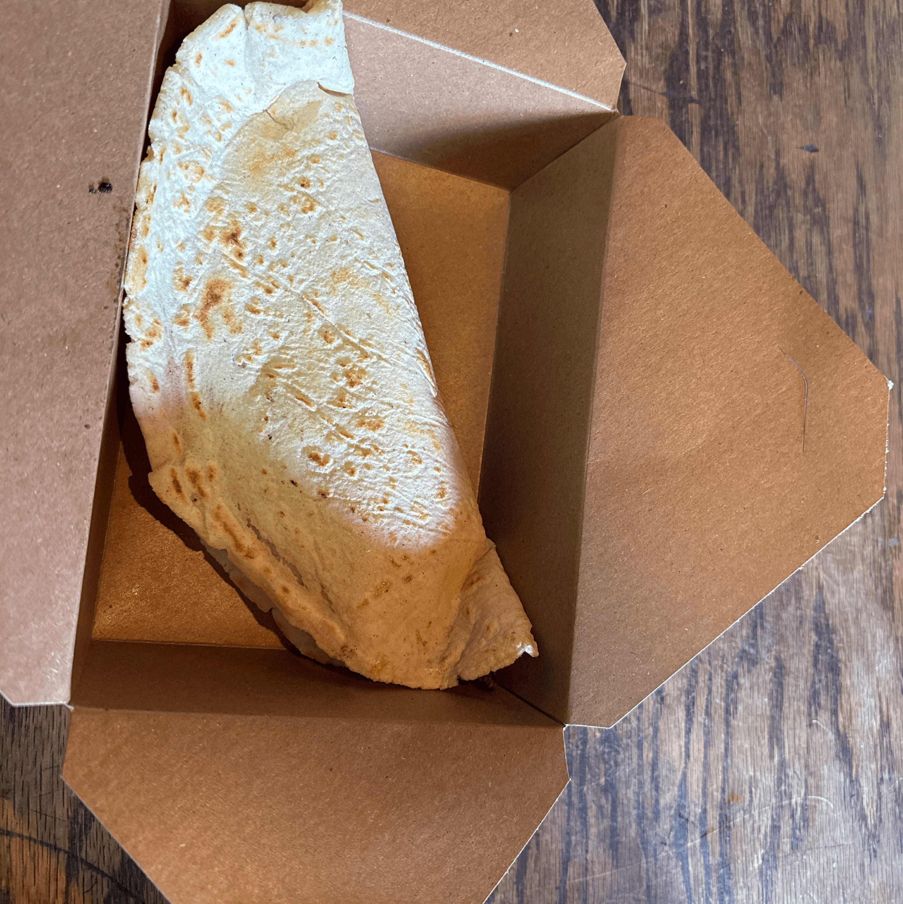 Quesadilla de bistec.