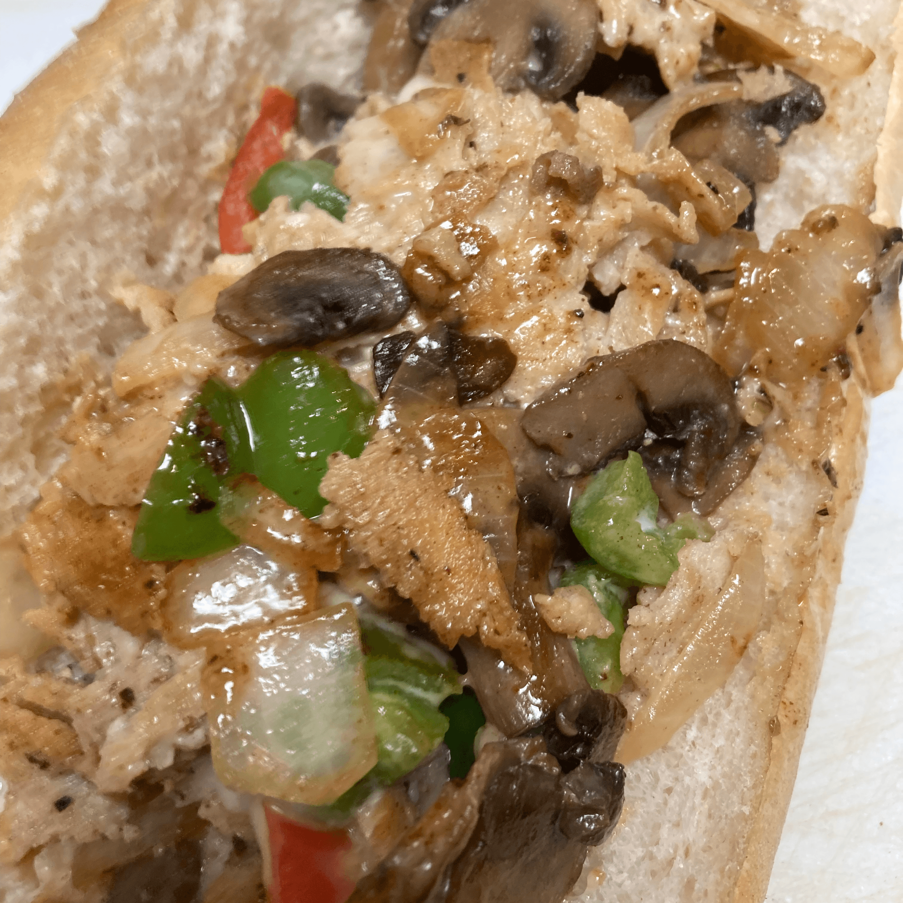Ultimate Chicken Cheesesteak.