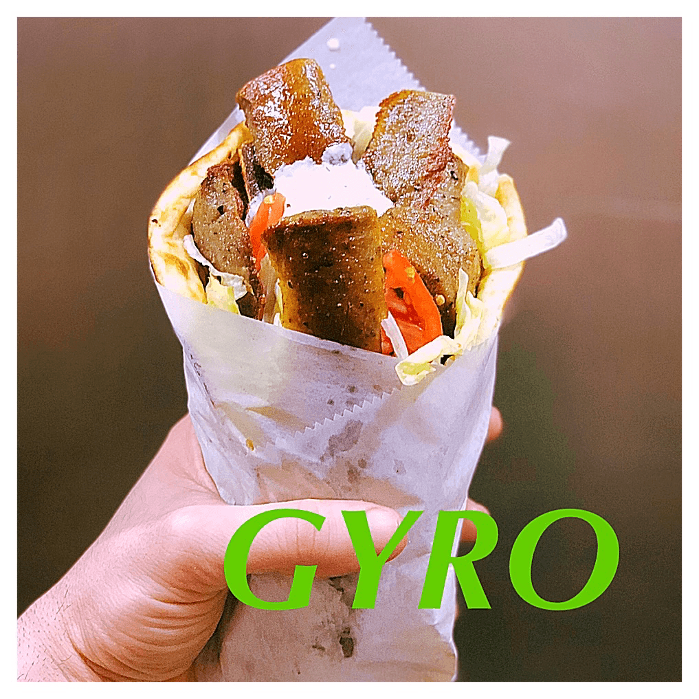 Tradition Gyro on Pita.