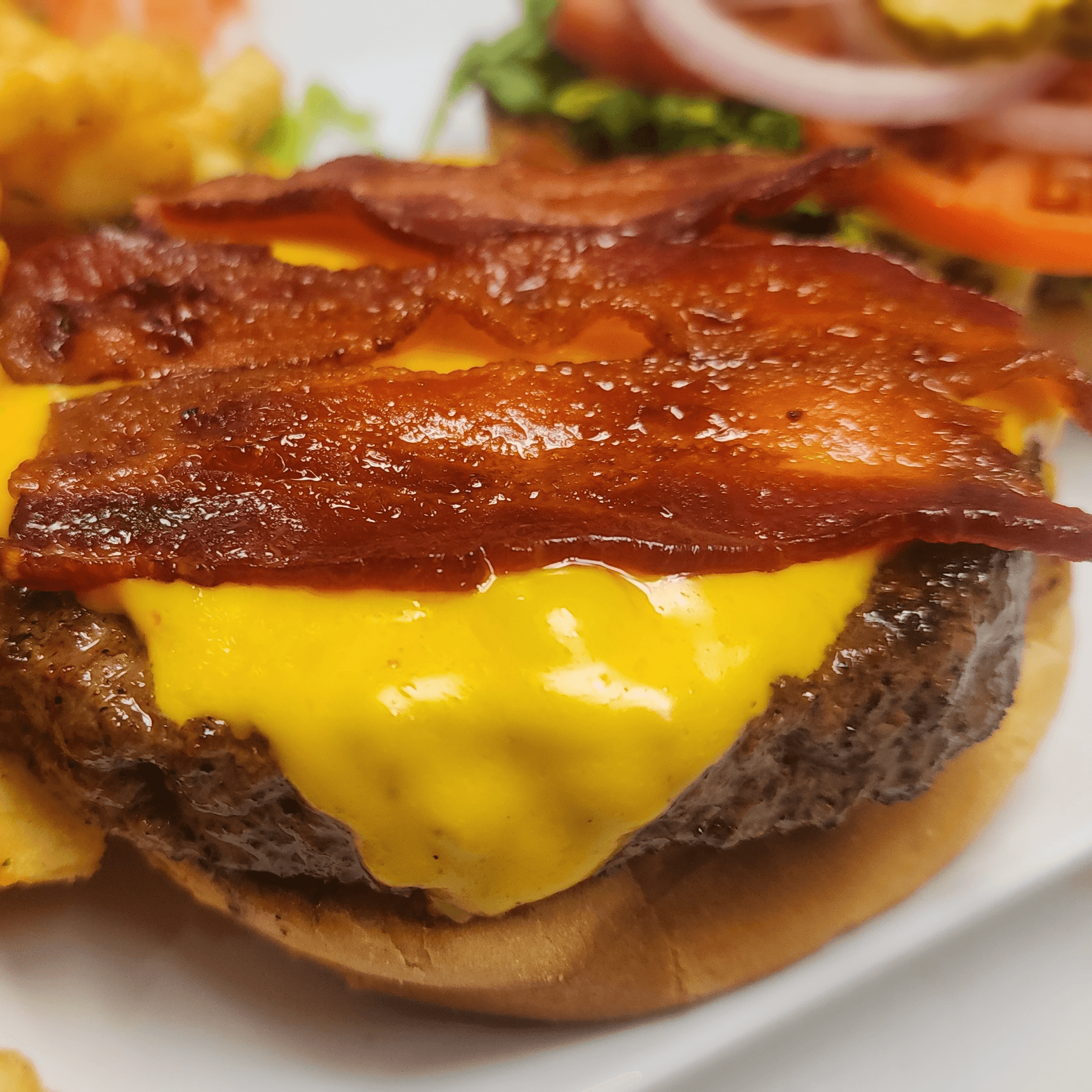 Bacon Cheese Burger.