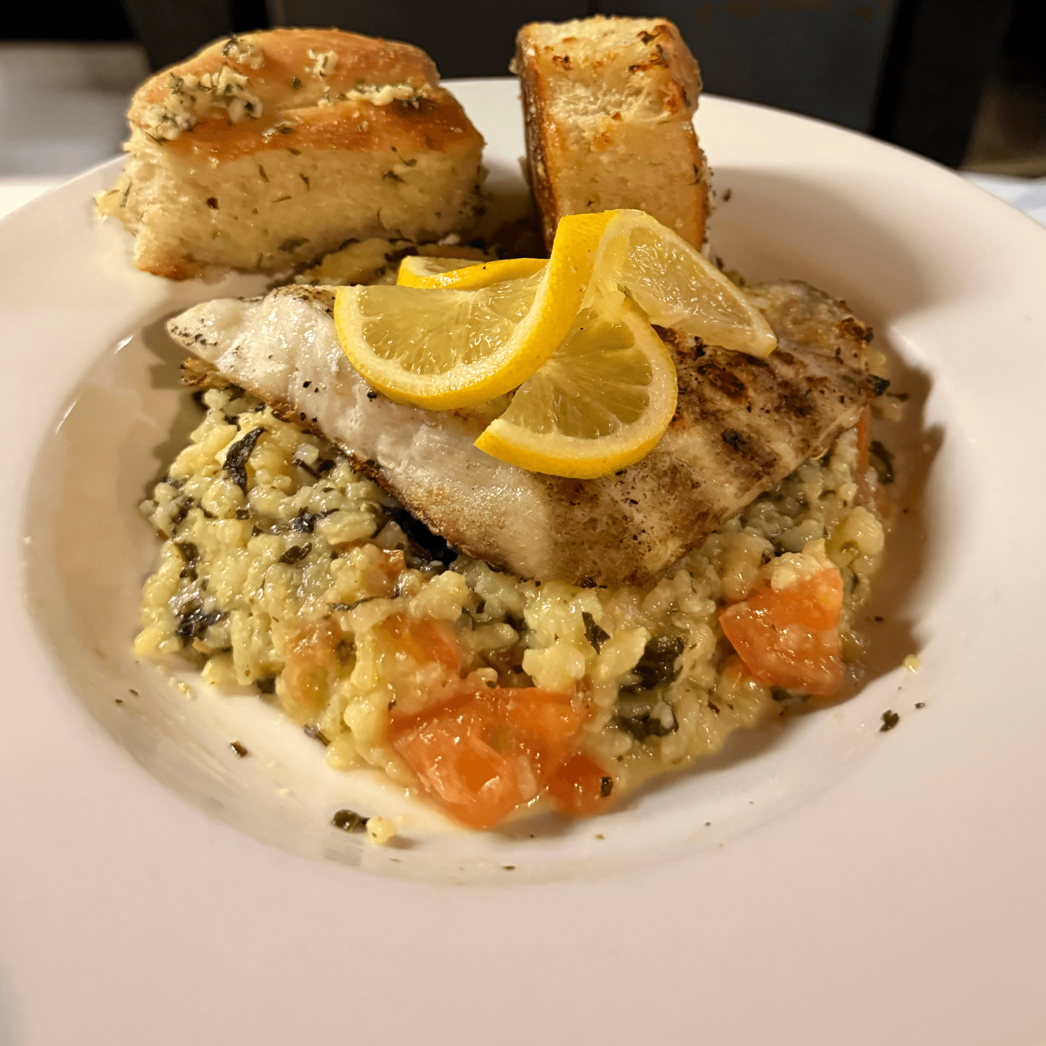 Fish of the Day or Salmon.