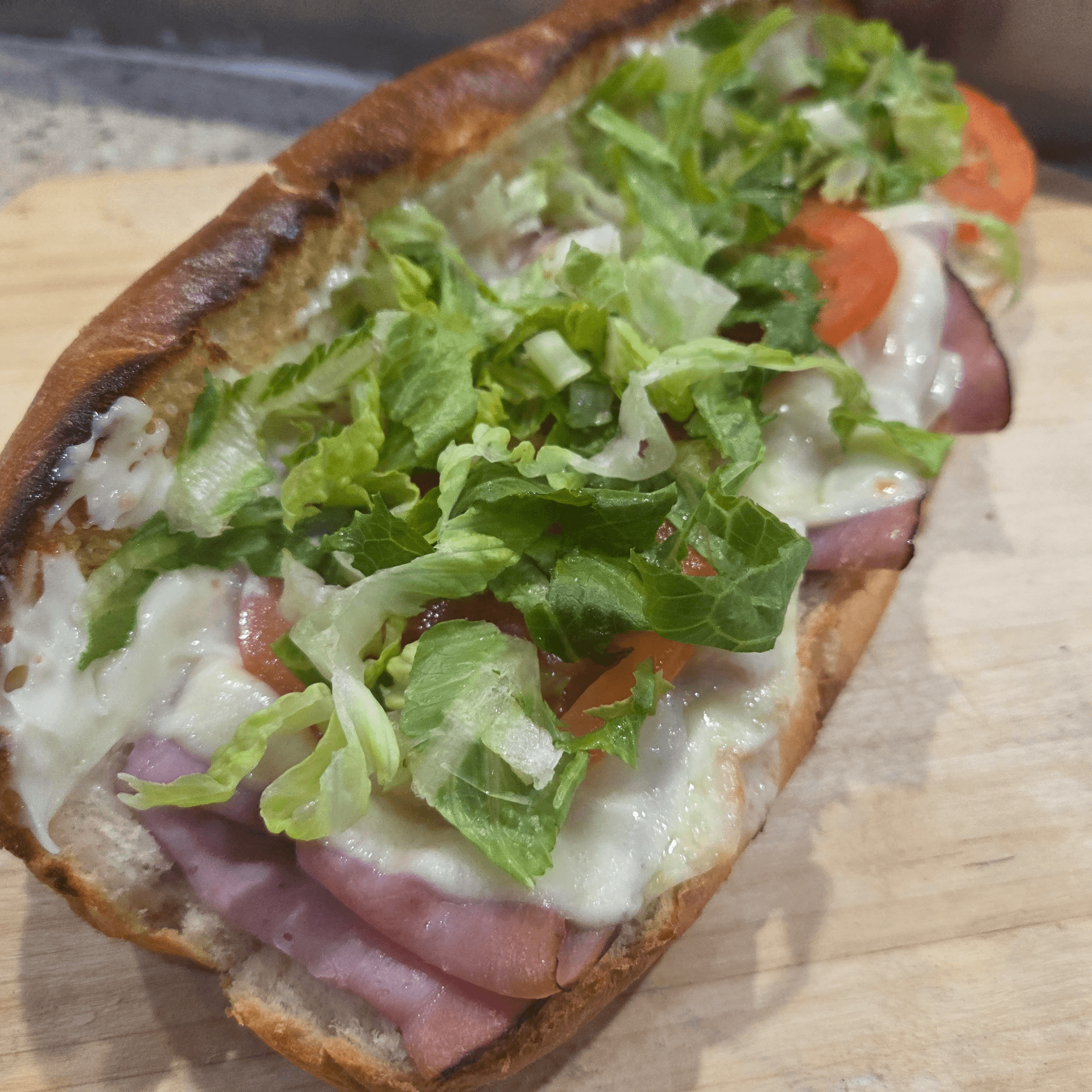 Ham & Cheese Sub.
