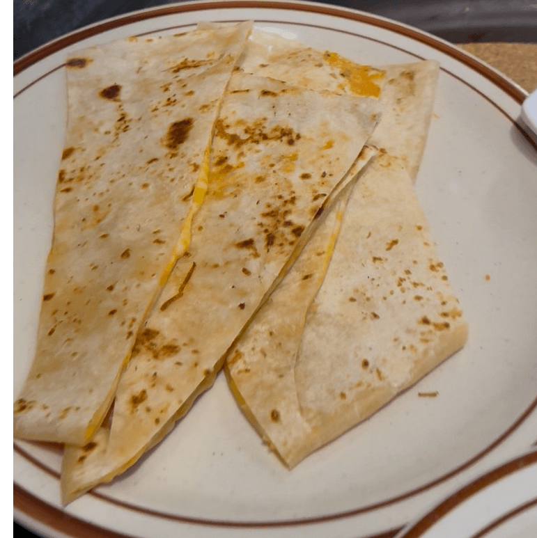 A8 Cheese Quesadilla.