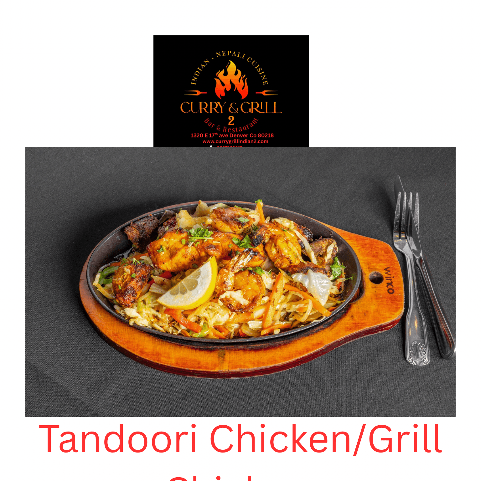 Tandoori Chicken.