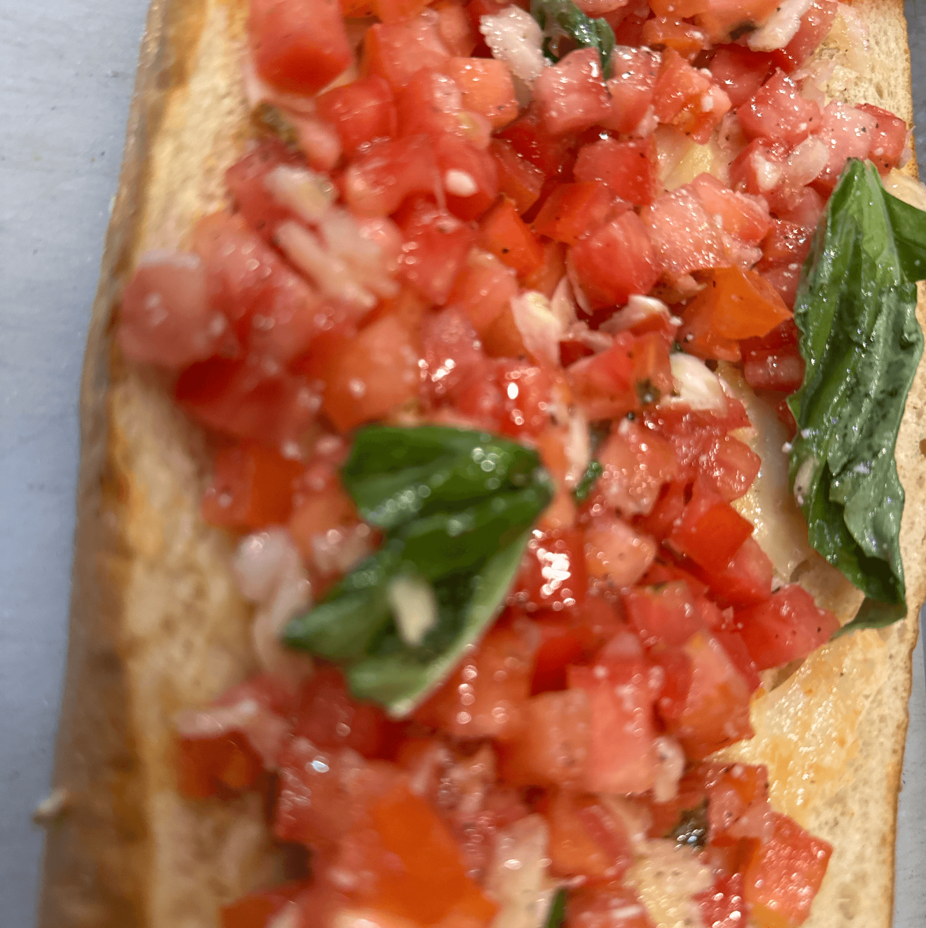 Bruschetta & Cheese Bread.