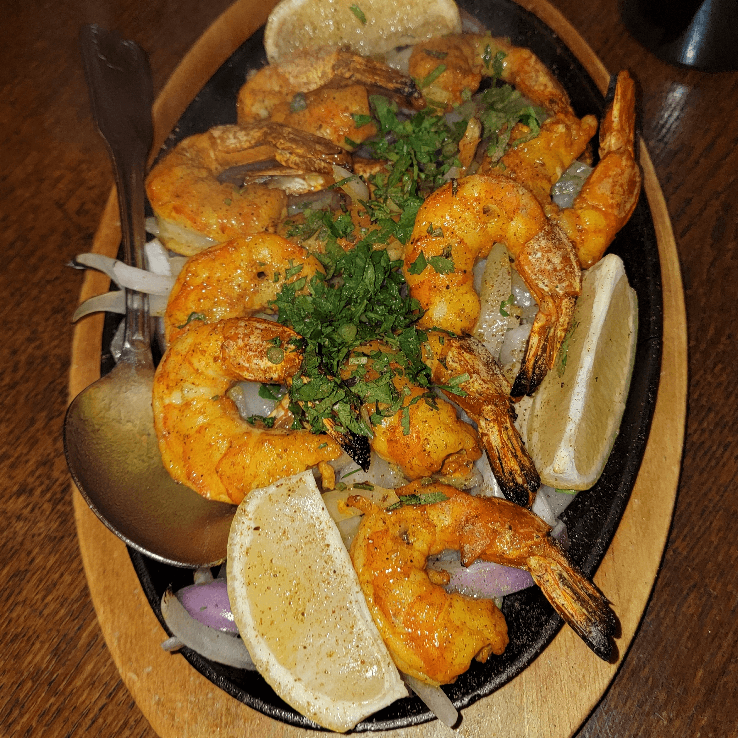 Shrimp Tandoori.