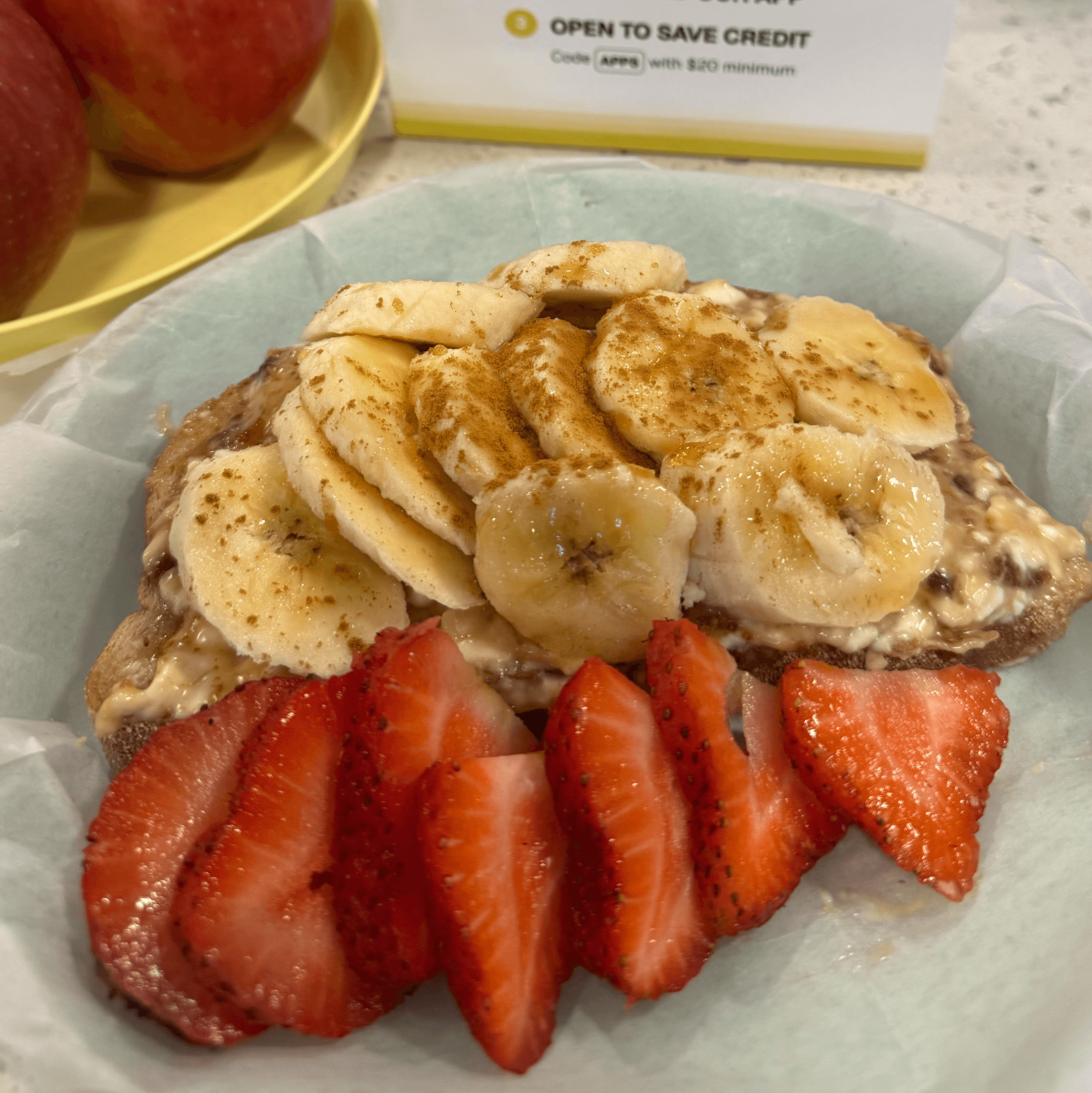 NEW!! Creamy Fig Cream Cheese And Banana Toast.