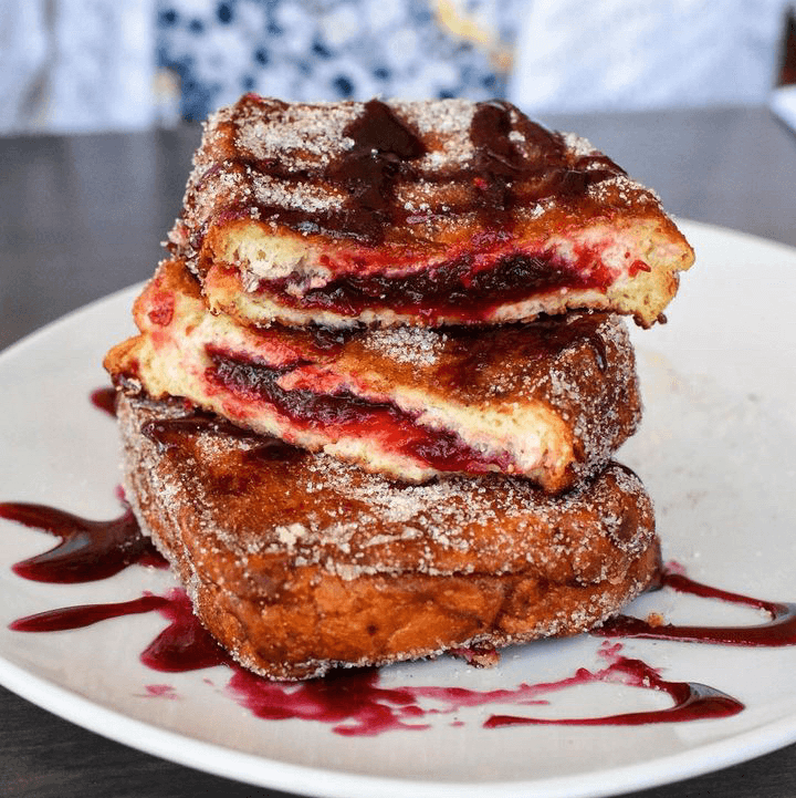 Jelly Doughnut French Toast.