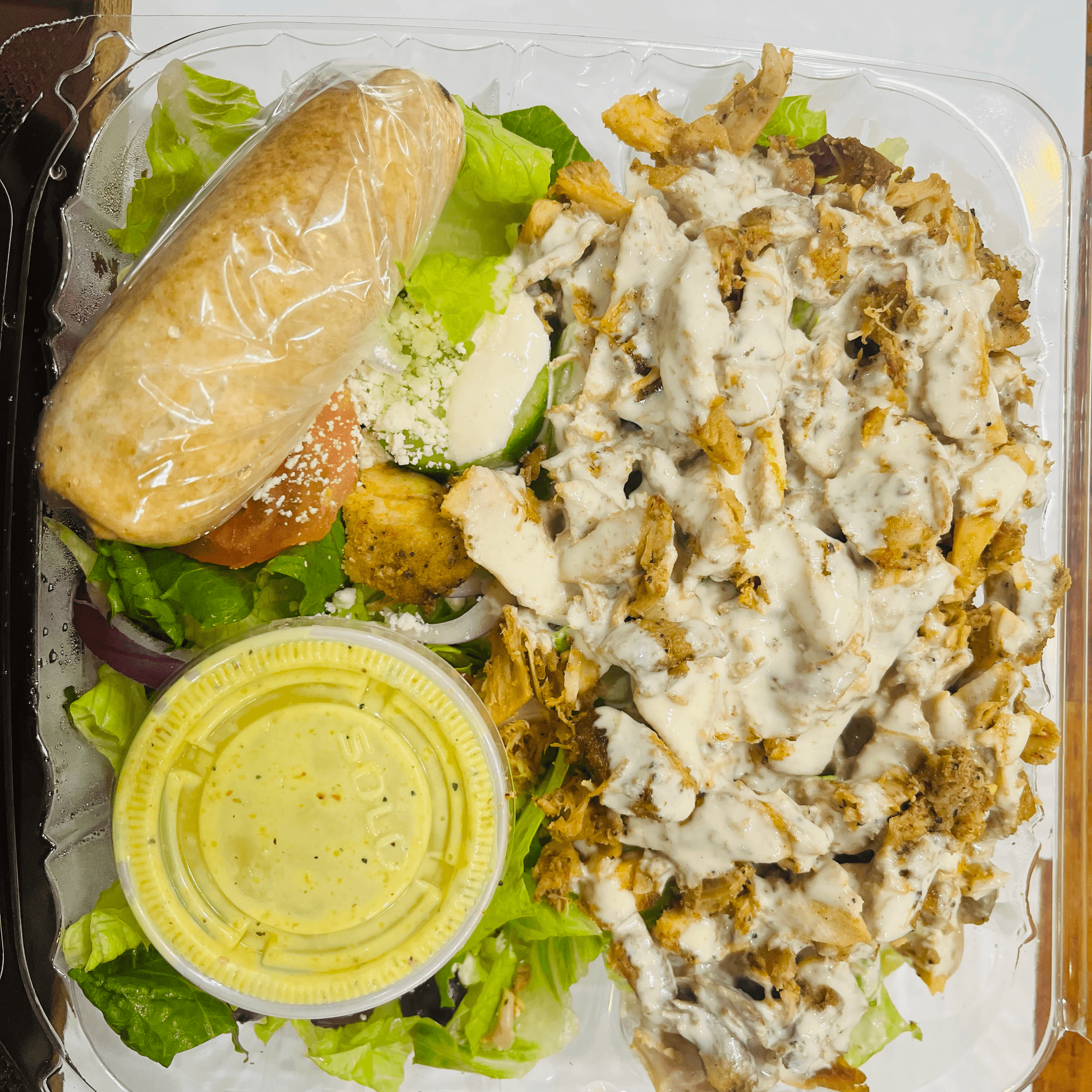 Chicken Shawarma Salad.