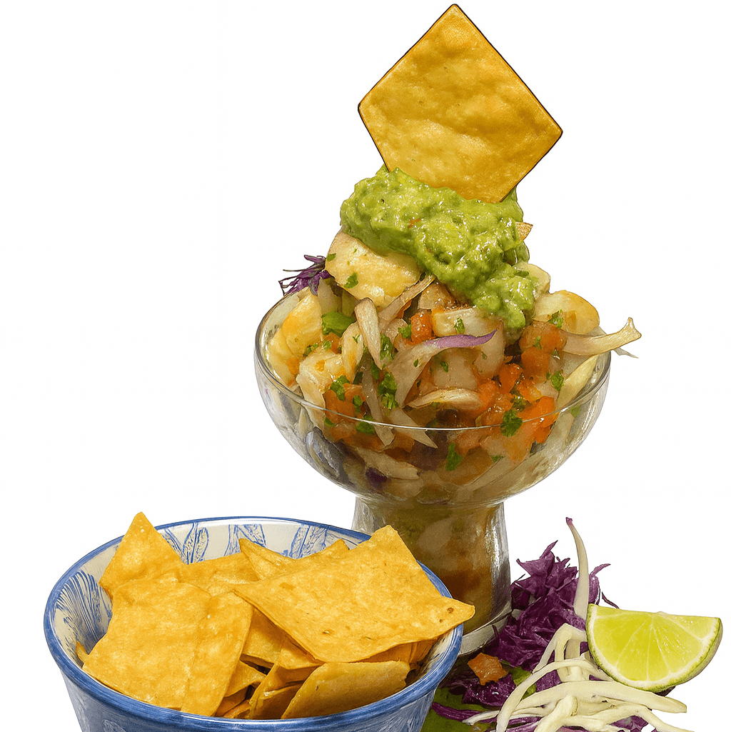 Cuban Shrimp Ceviche.