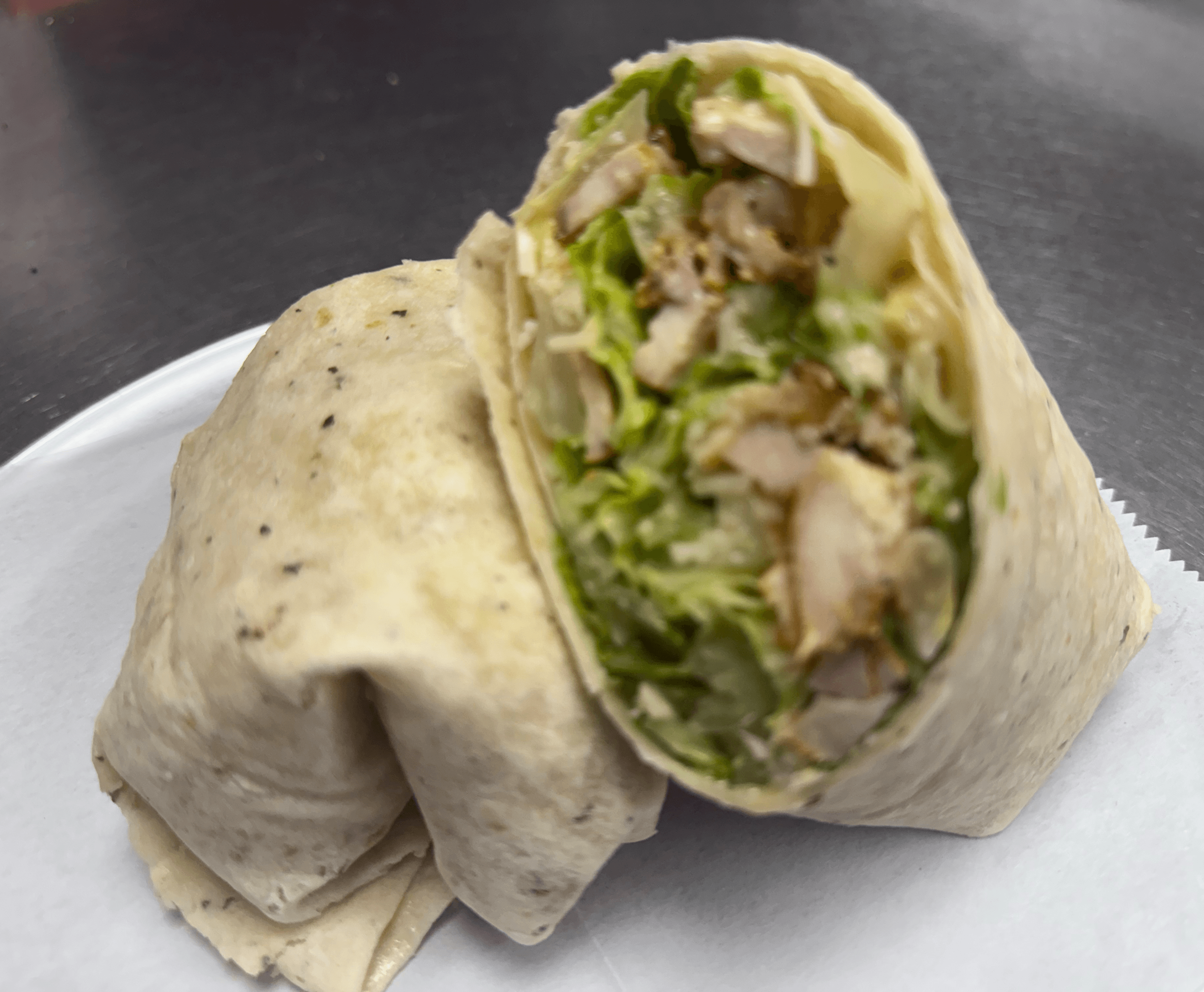 Chicken Caesar Wrap.