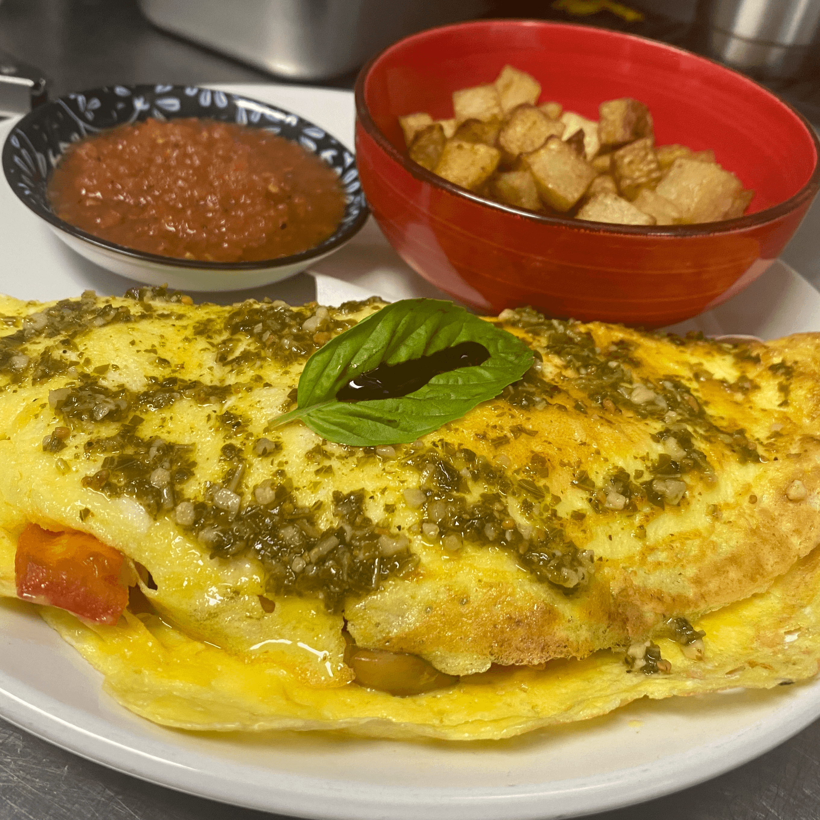 Veggie Omelet.