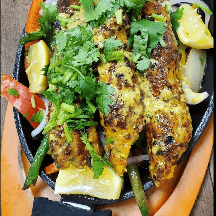 Tandoori Malai Chicken Tikka.
