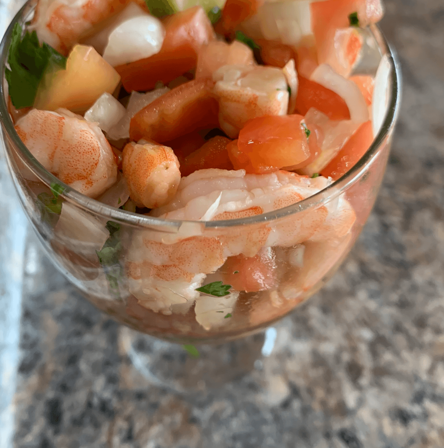 Ceviche de Camaron.