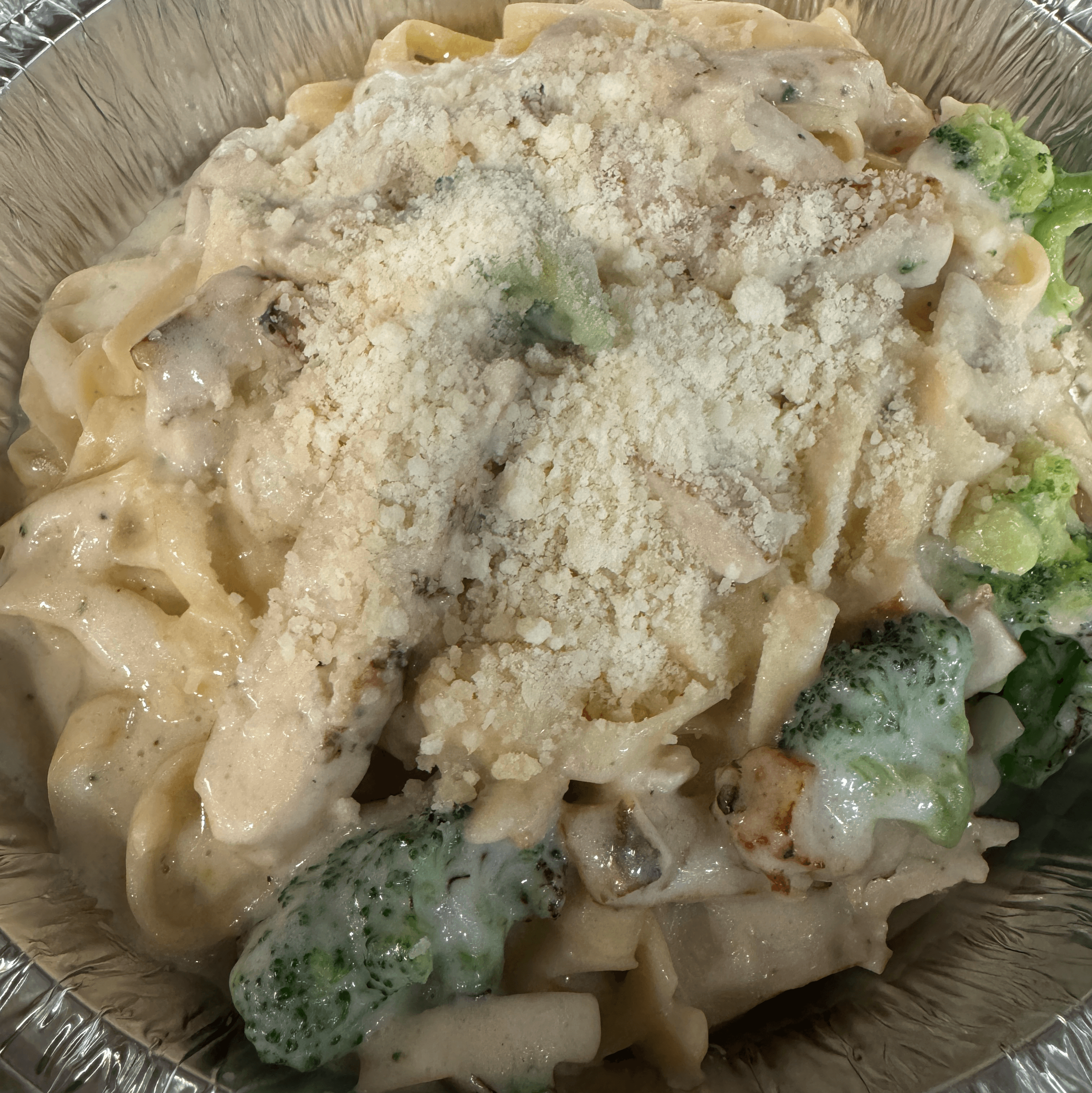 Chicken Parmesan Pasta.