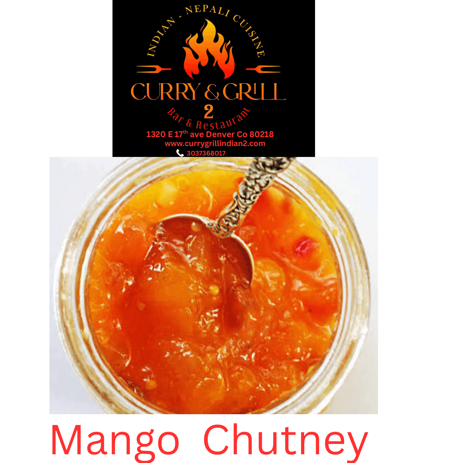 Sweet Mango Chutney.