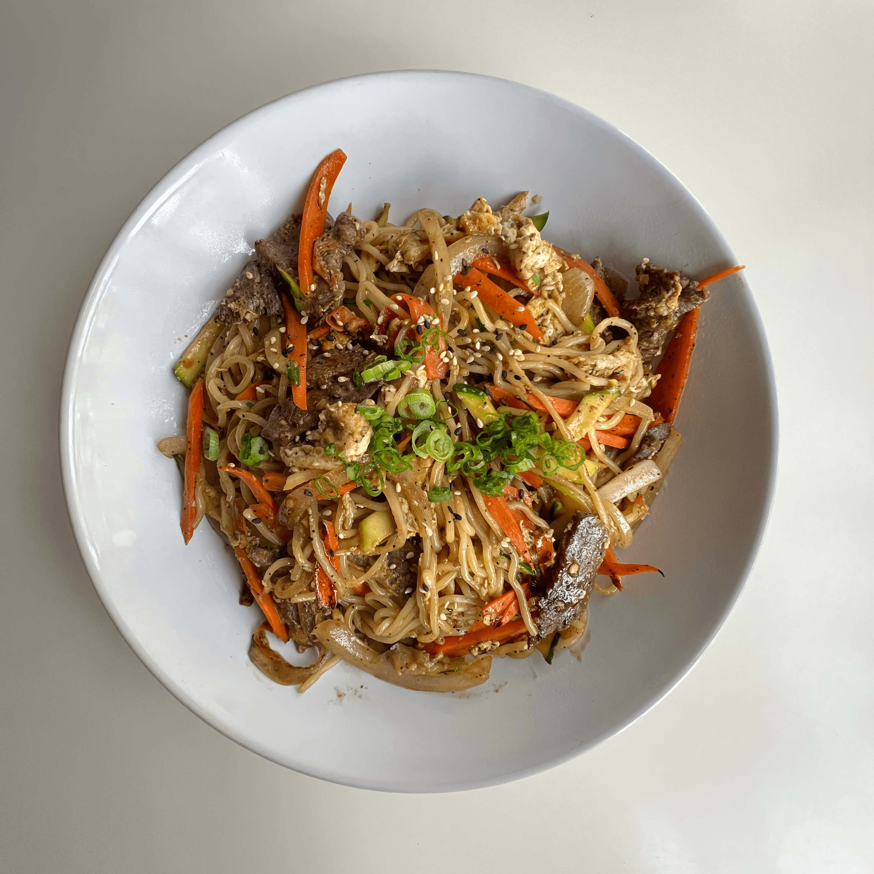 Yaki Soba Noodles Beef.