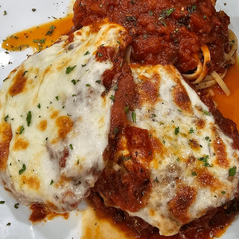 Chicken Parmigiana.