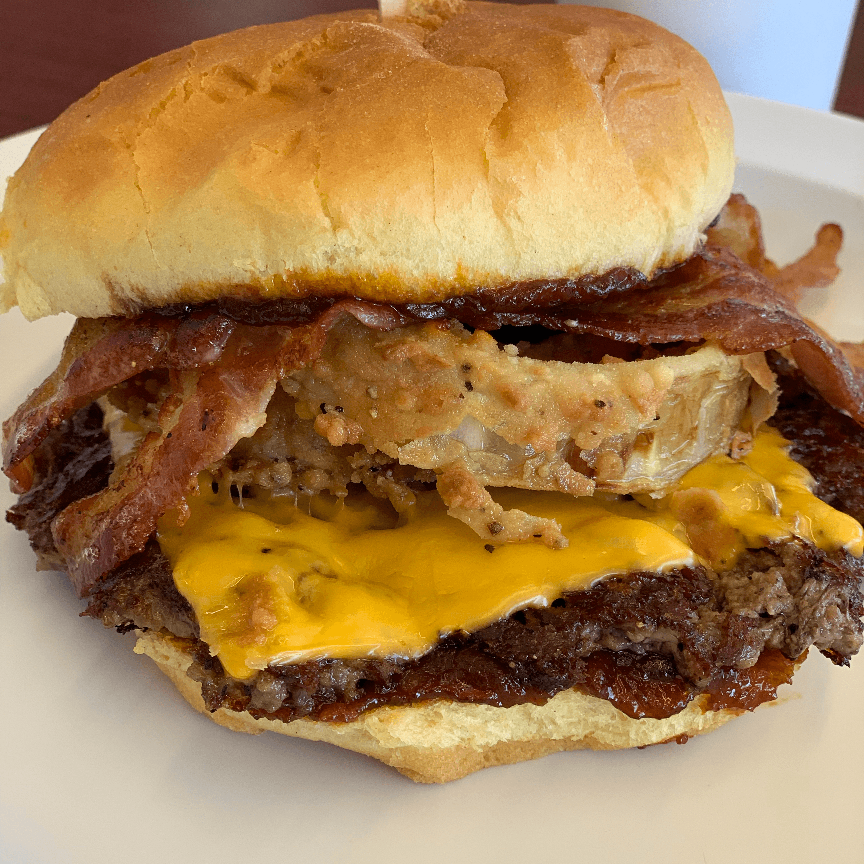 Western Char Burger.