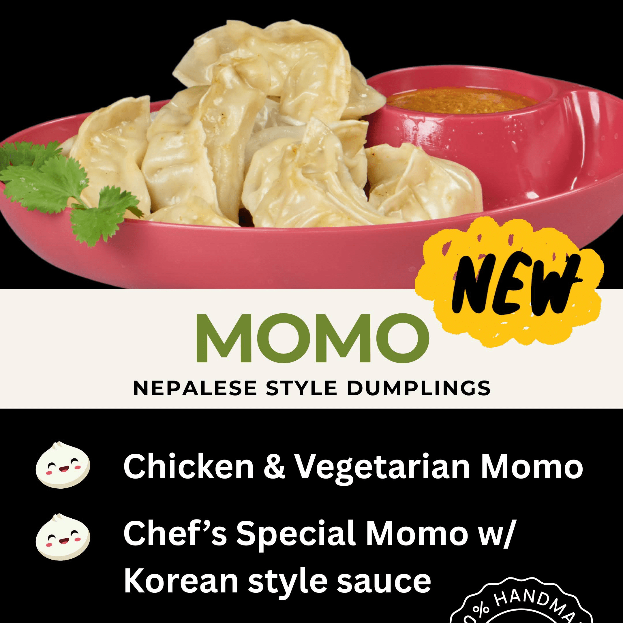 Momo (Steamed Nepalese Dumplings).