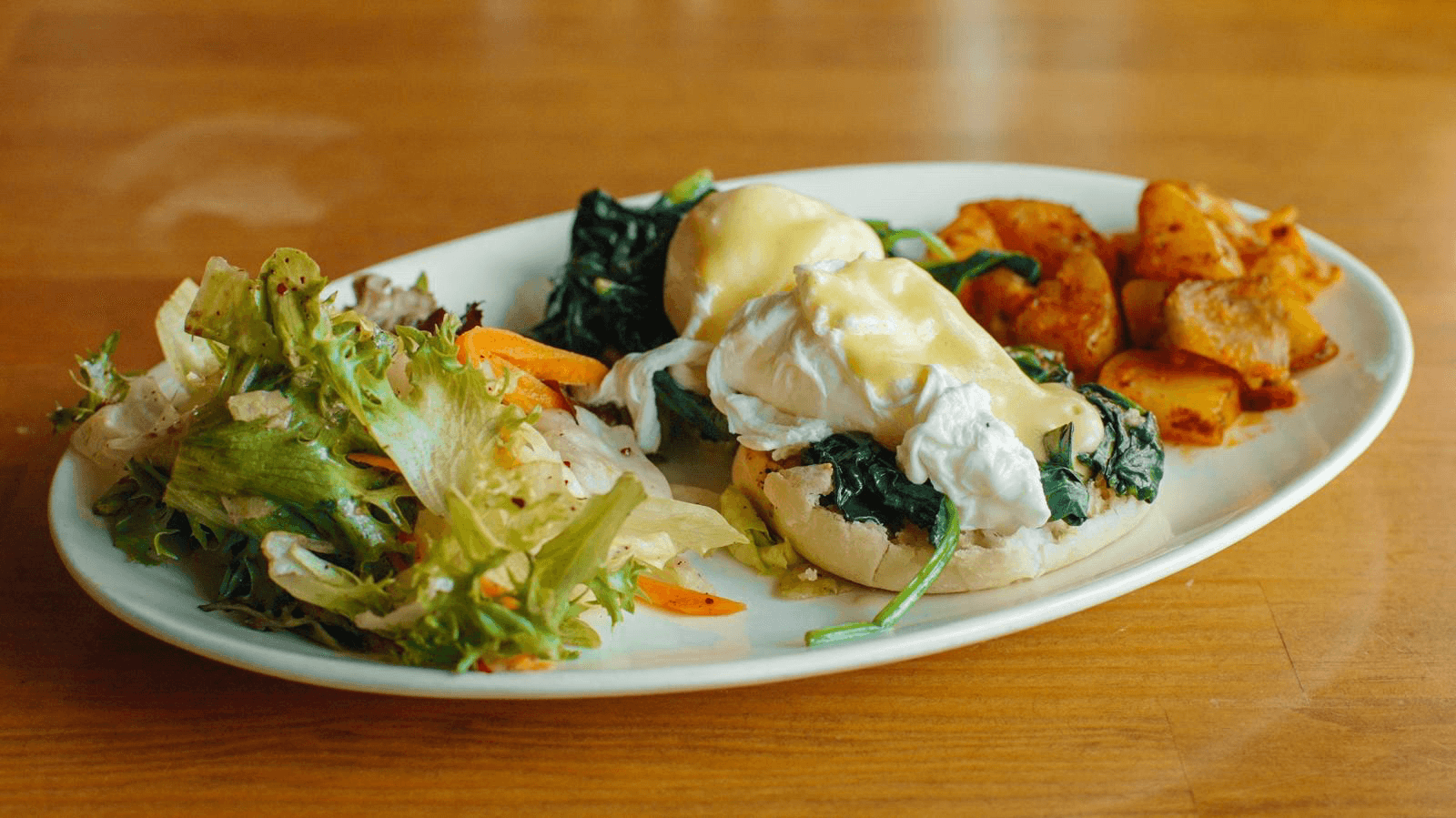 Eggs Florentine.