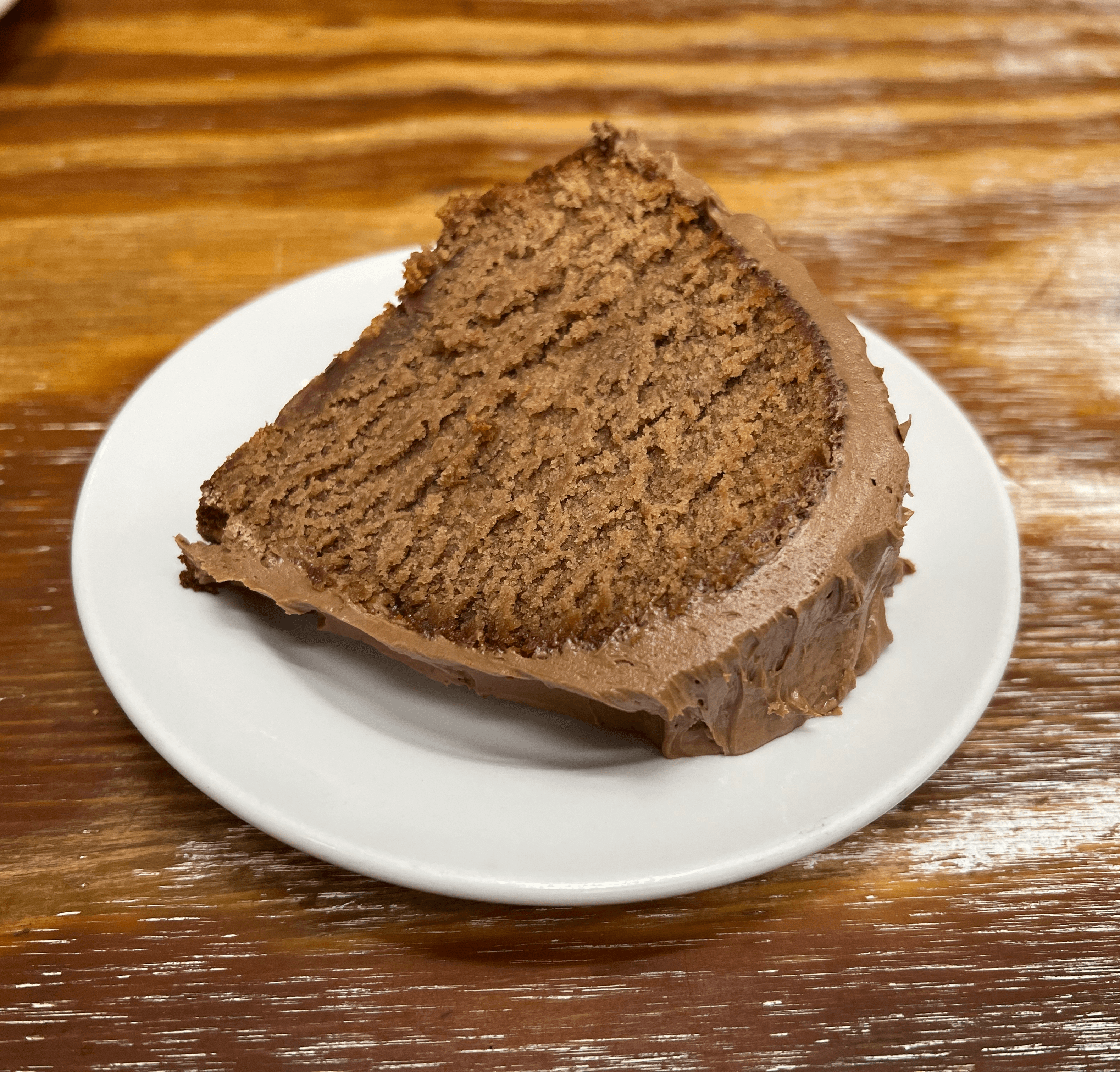Chocolate Pound Cake with Milk Chocolate Icing.