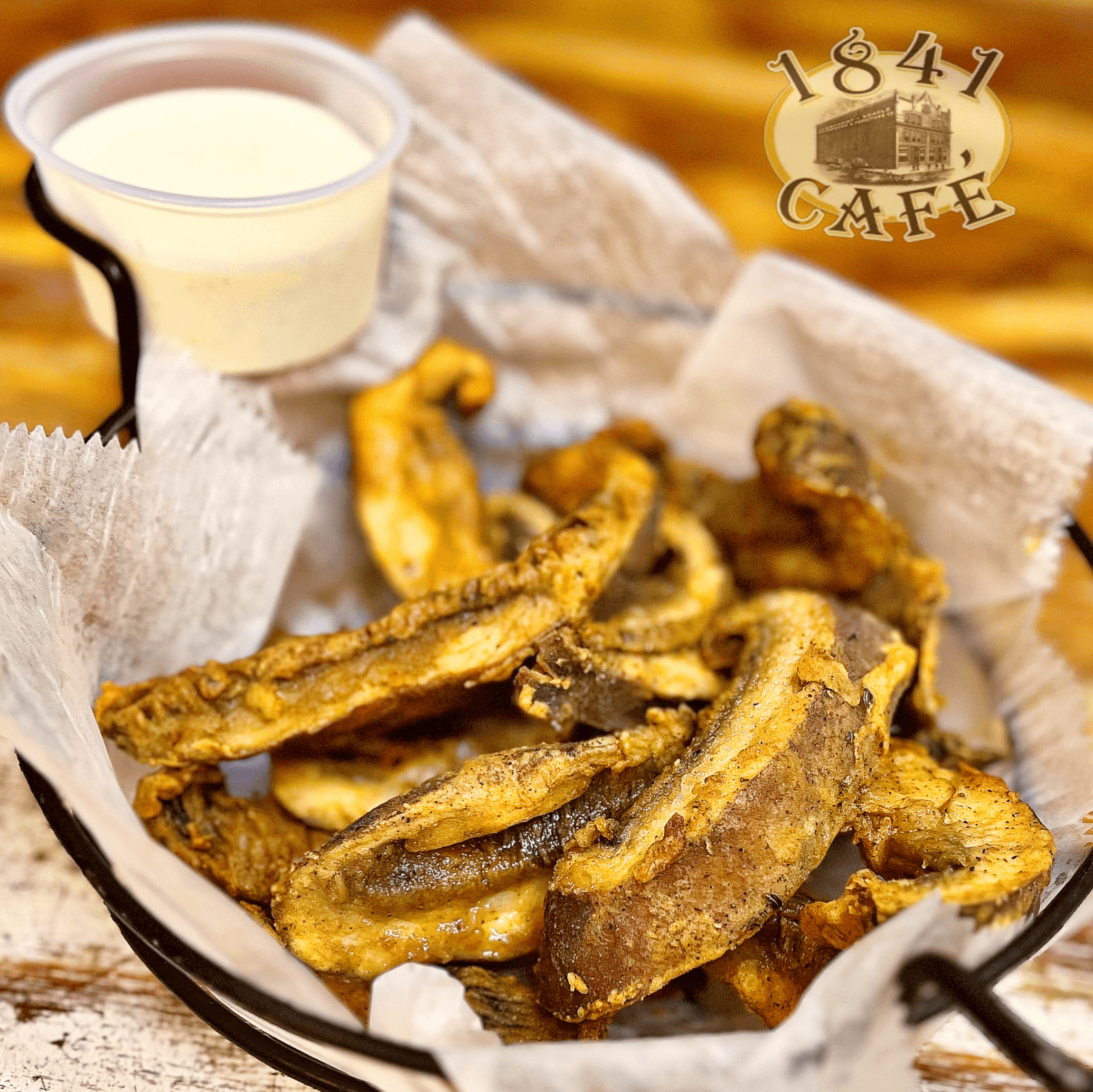 "Vikings" Beer-Battered Portobello Fingers.