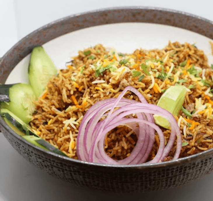 Paneer Creamy Biryani.