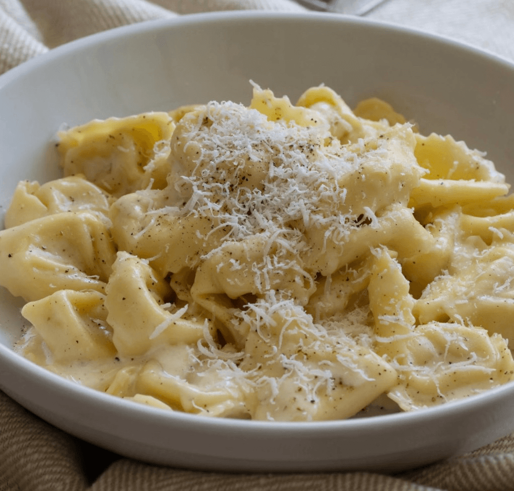 4 Cheese Tortellini Alfredo.