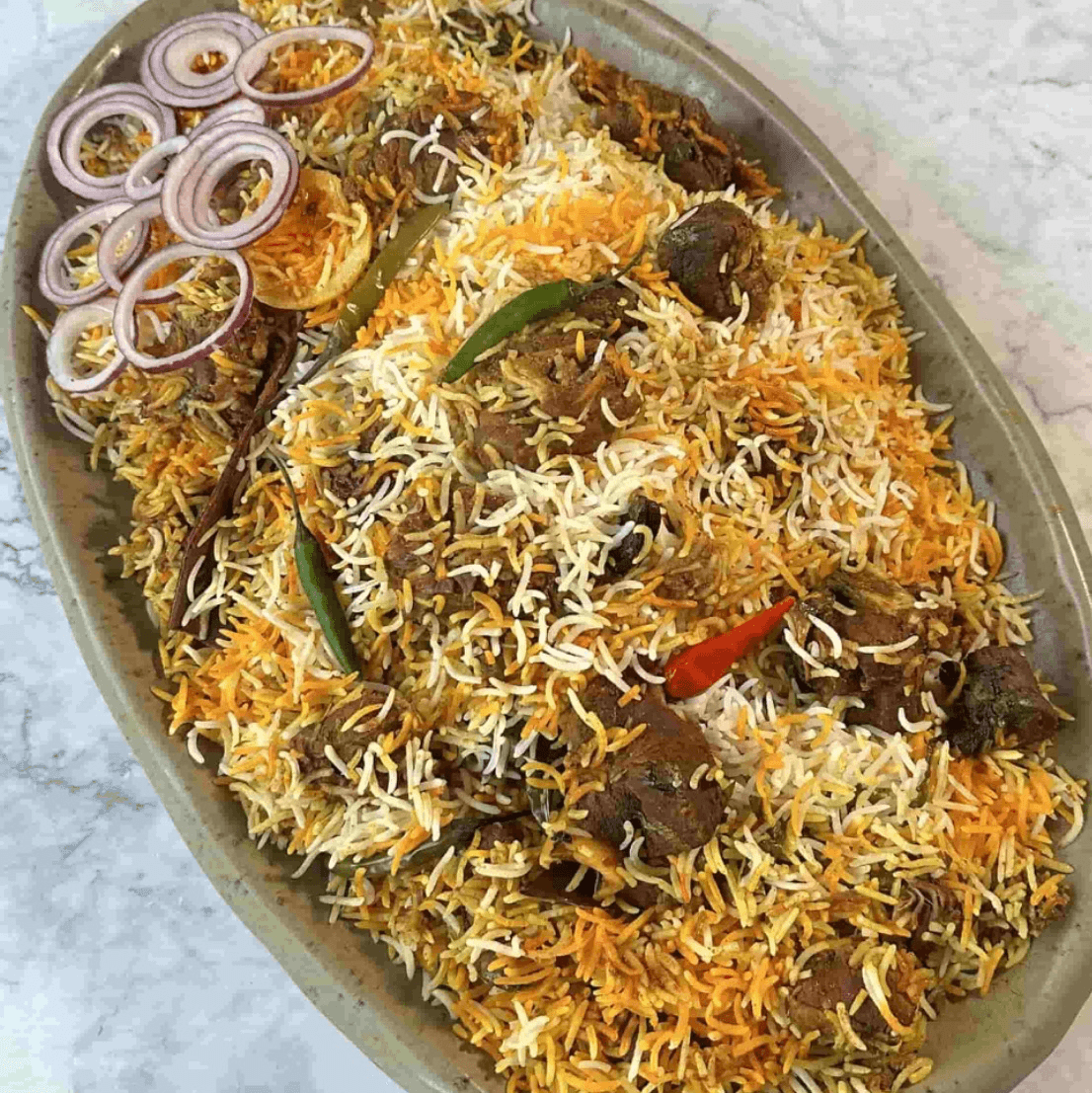 Lamb Biryani.