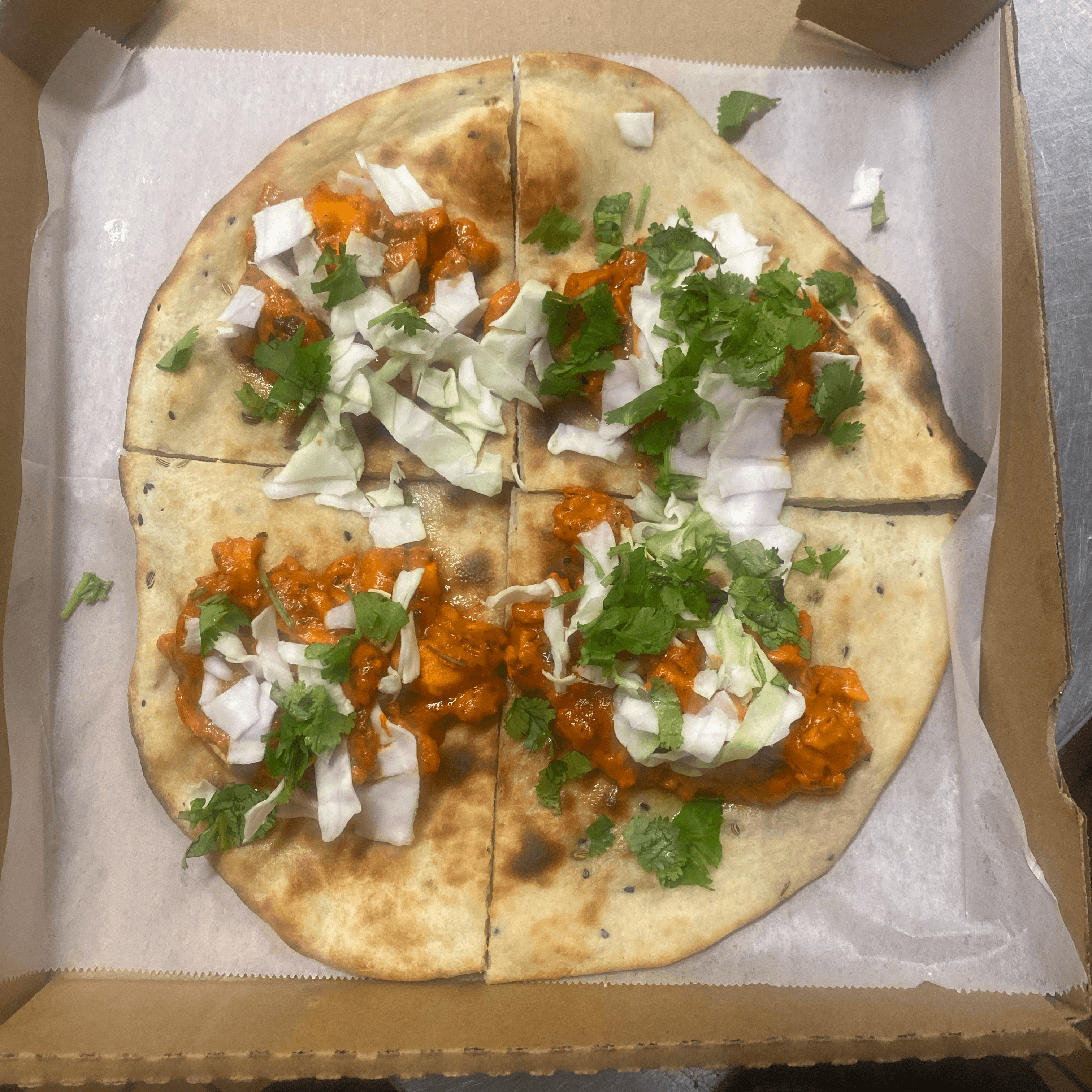 Chicken Naughty Naan.