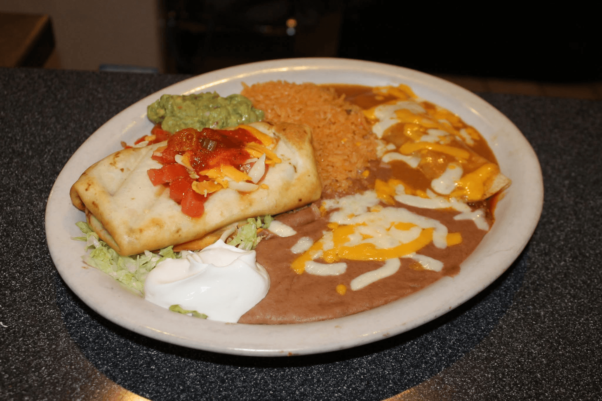 # 7 Deluxe Chimichanga.
