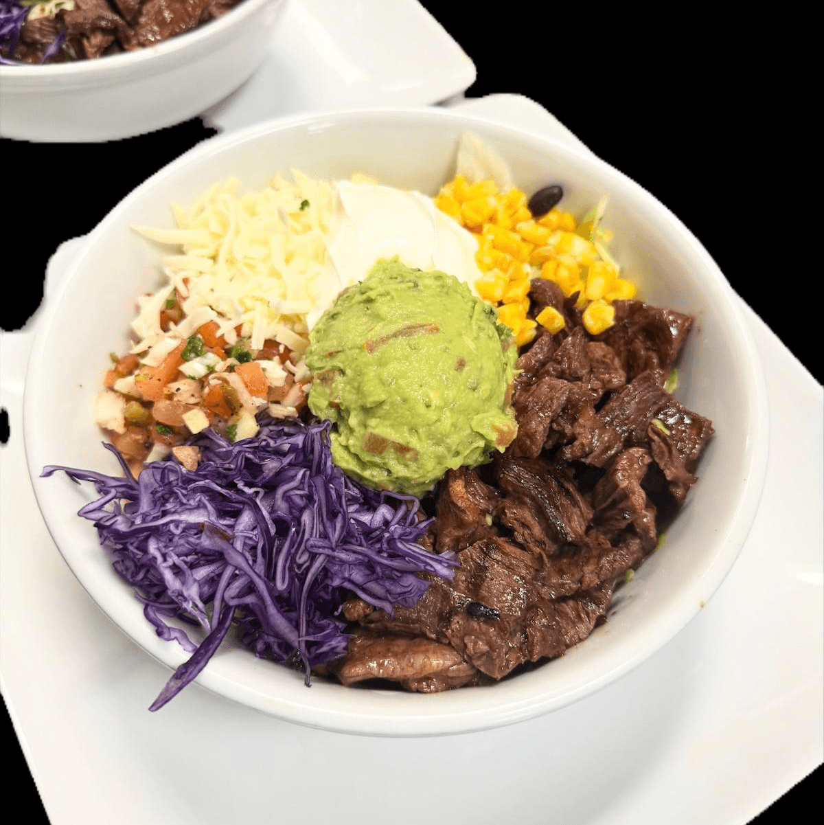 Carne Asada or Pollo Asado Burrito Bowl.