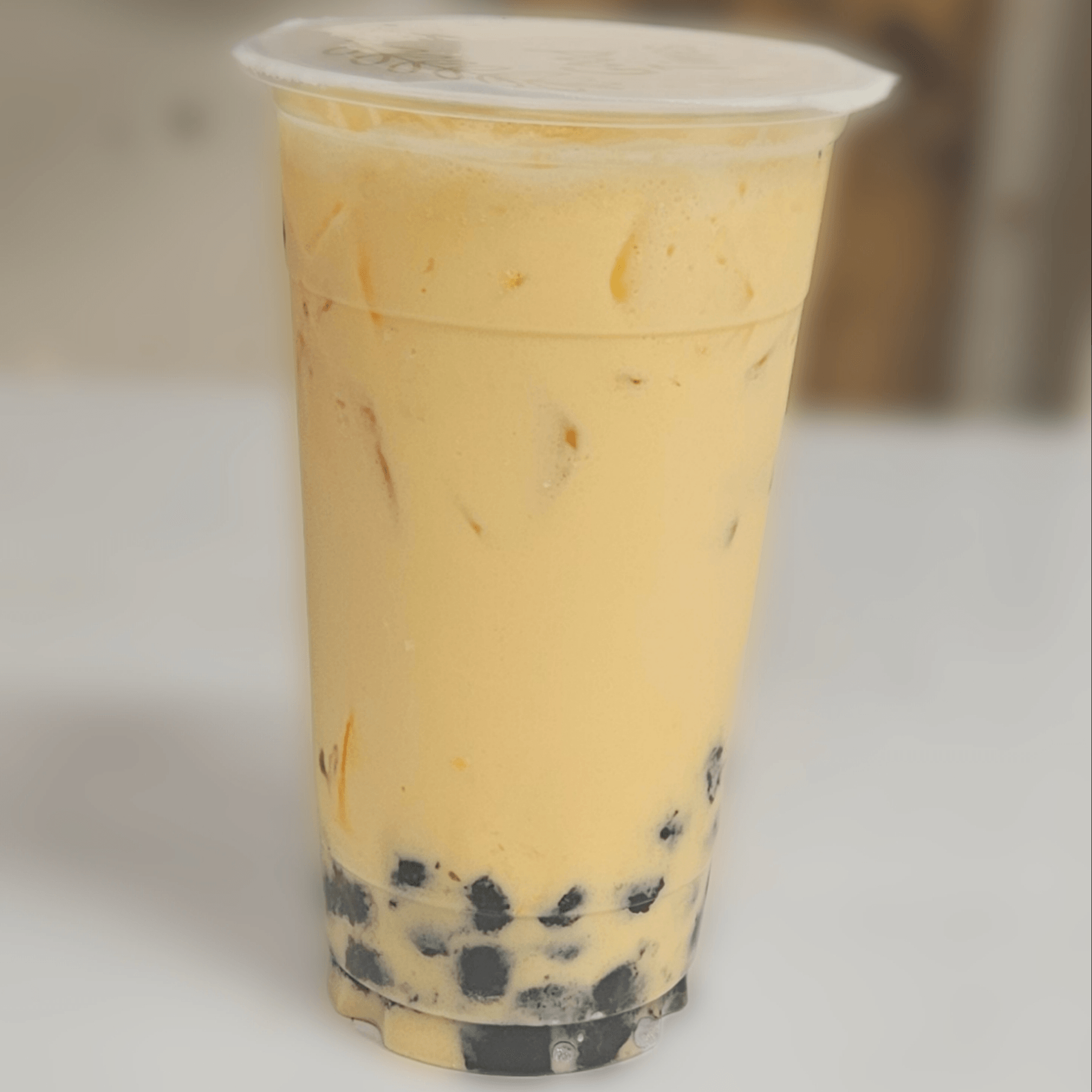 Mango Boba Tea.